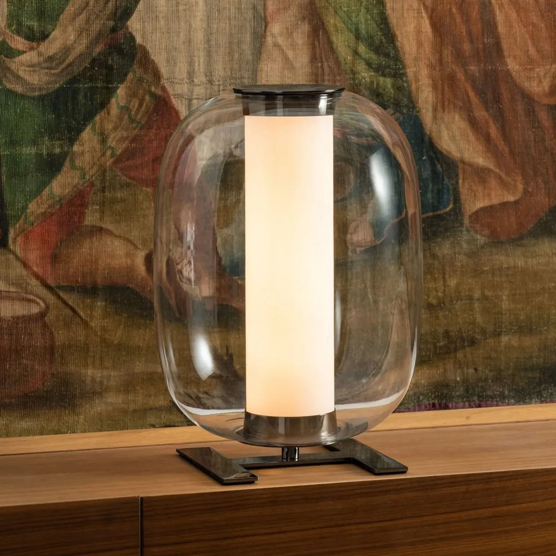 Meridiano Table Lamp, Fumè/Black - FontanaArte - NO GA