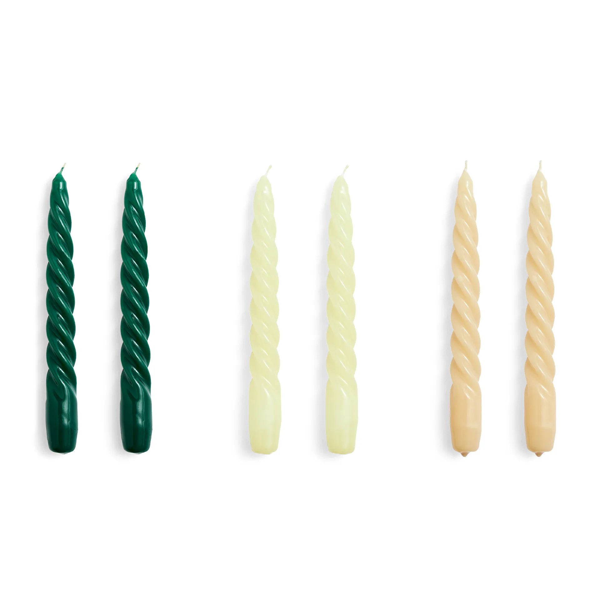 Candle Spiral Set of 6 - HAY - NO GA