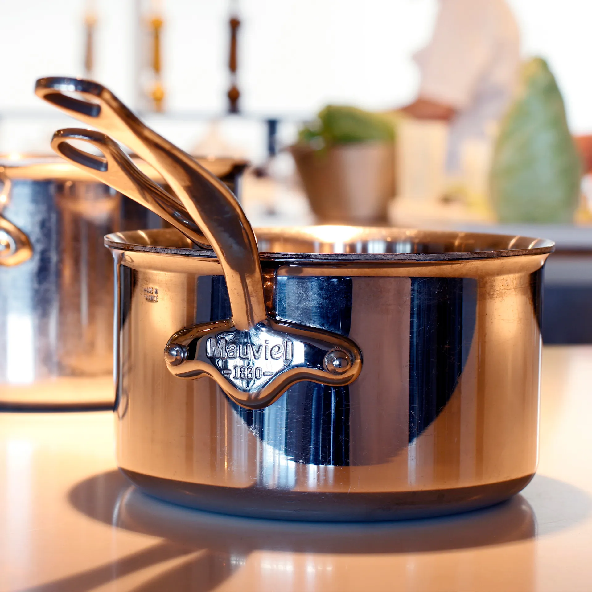 Saucepan M'6S Copper/Steel - 1,1 L - Mauviel - NO GA