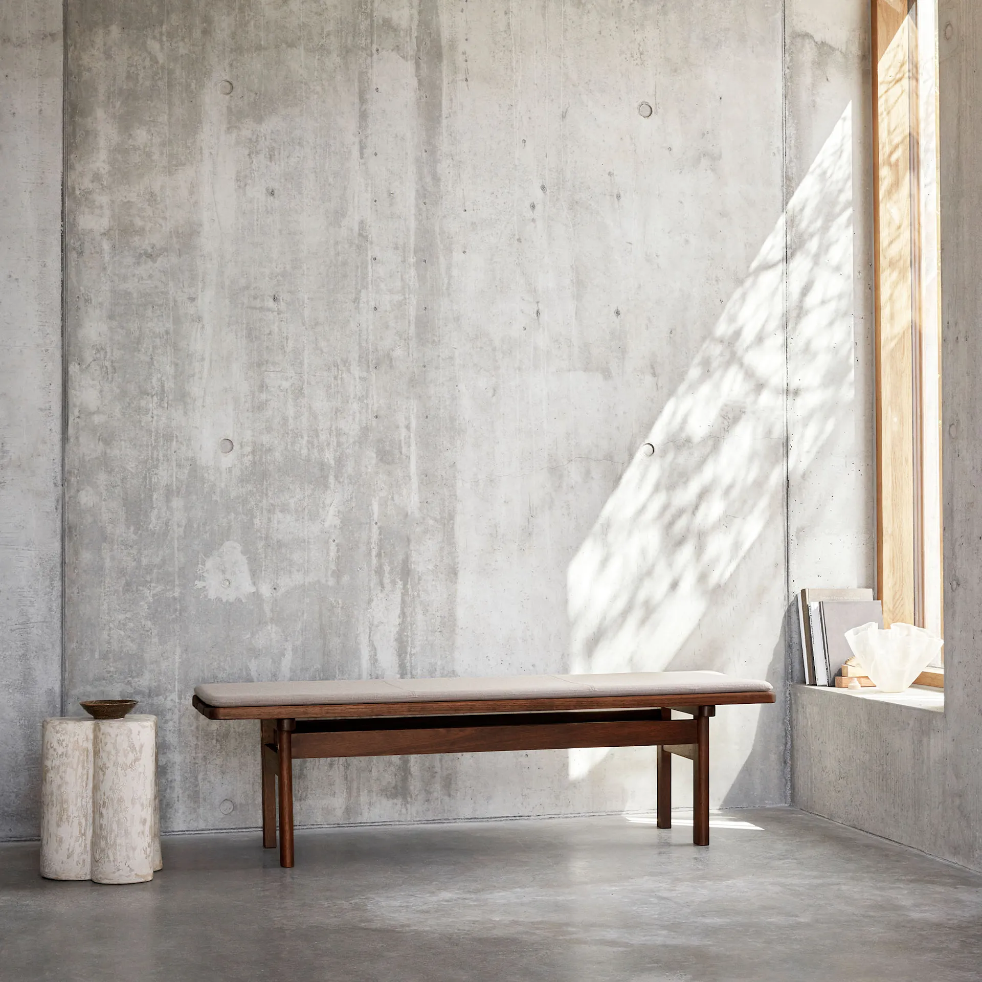 BM0700 Asserbo Bench w/o Backrest - Eucalyptus, Dark Oil - Carl Hansen - Børge Mogensen - NO GA