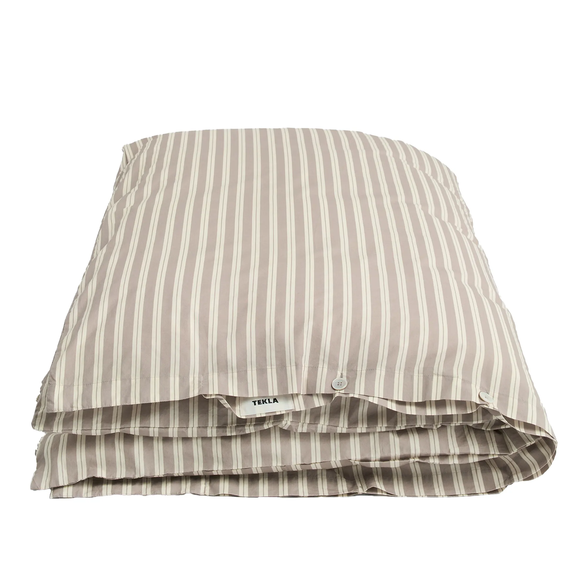 Percale Clay Stripes påslakan - 1