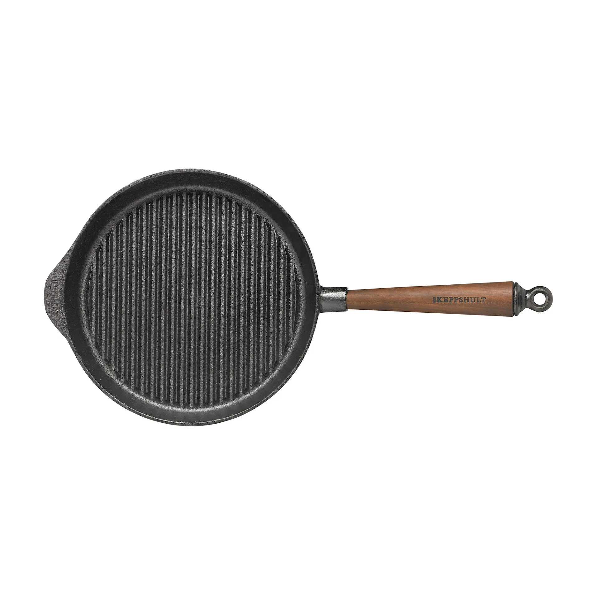 Grillpanna 25 cm med Valnötshandtag - Skeppshult - NO GA