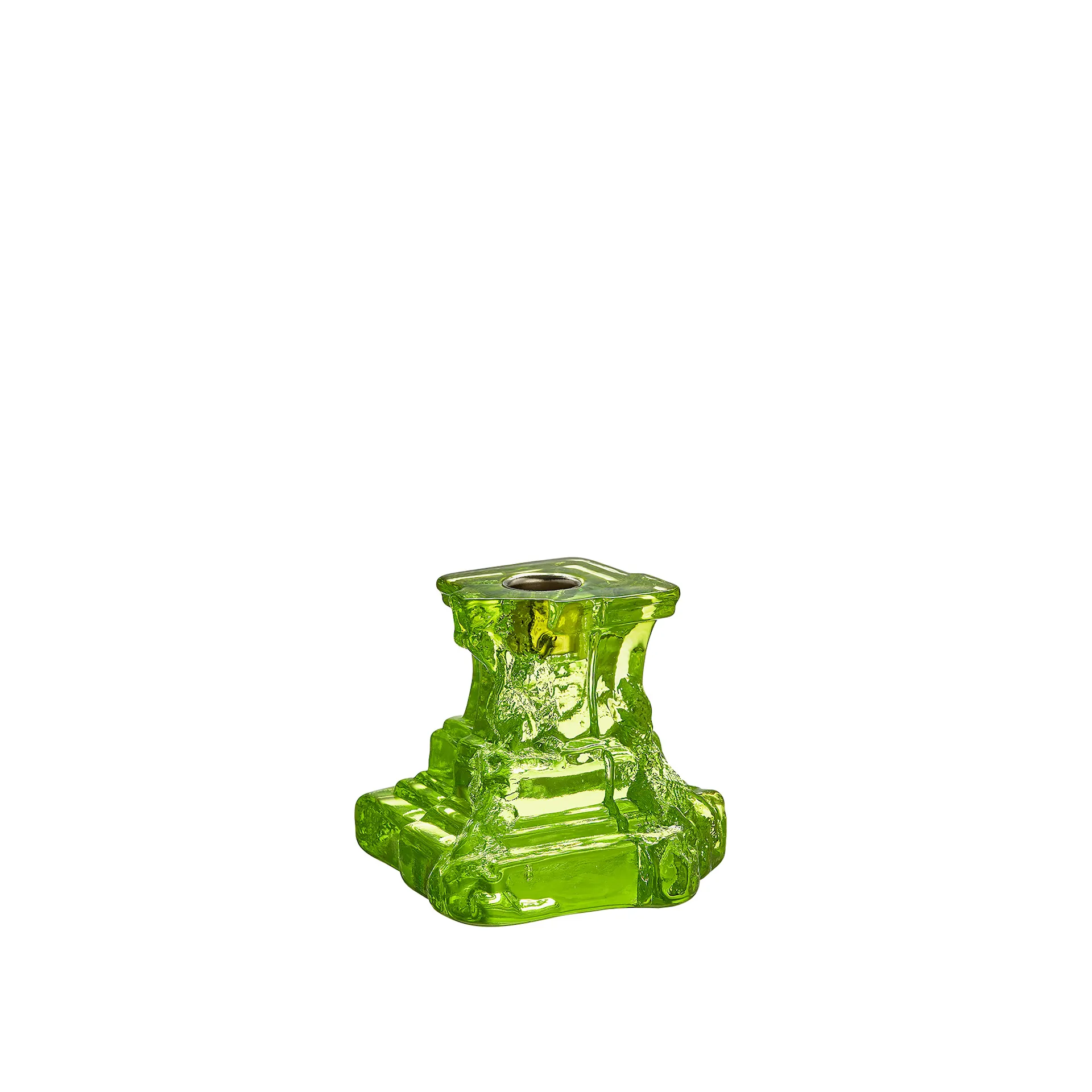 Rocky Barouqe Candlestick Lime - Kosta Boda - NO GA