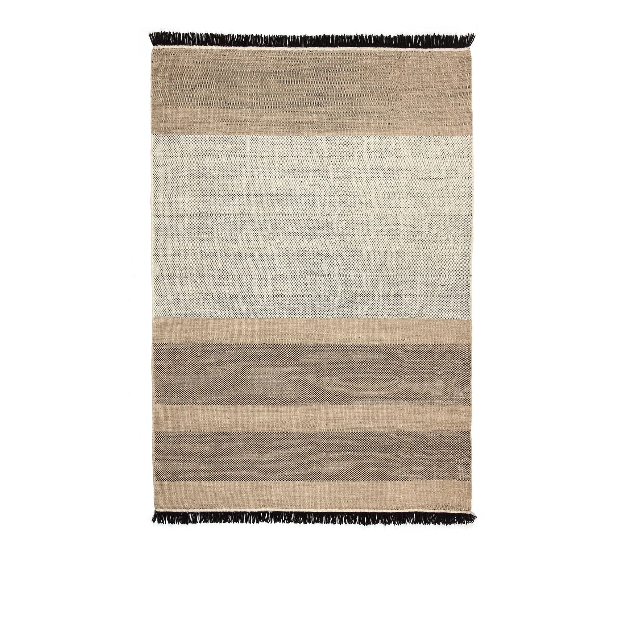 Tres Stripes Black Rug - 1