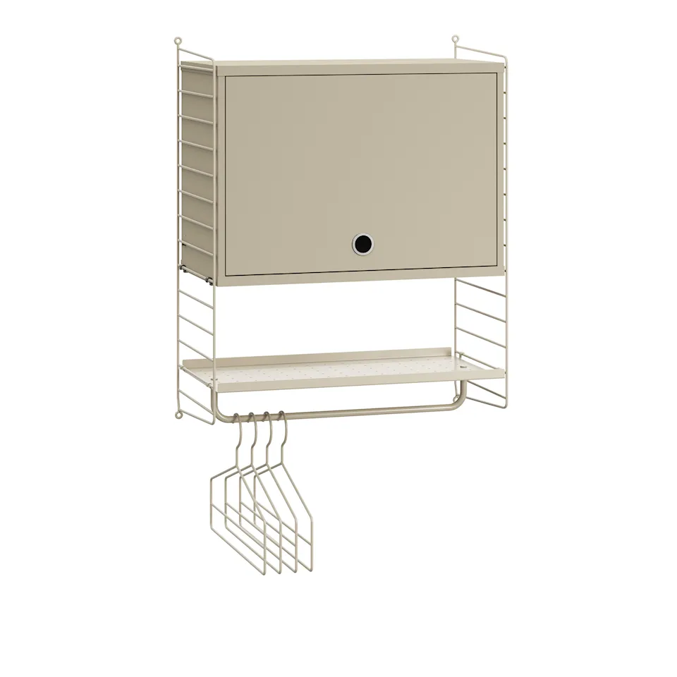 Hall hyllsystem V beige/beige