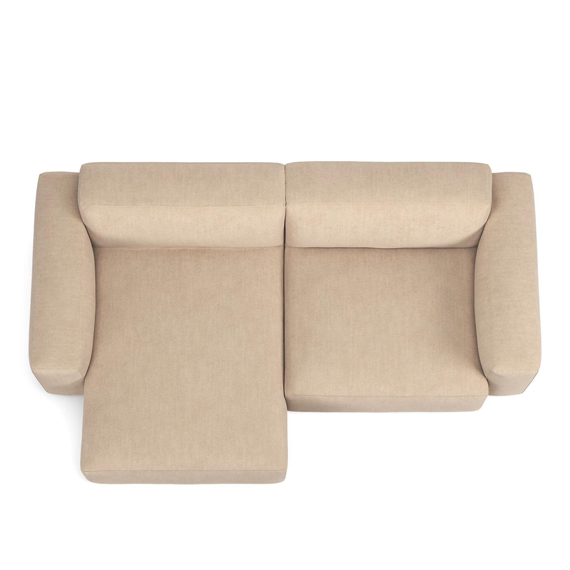 Brick 2-sitssoffa schäslong vänster - 8