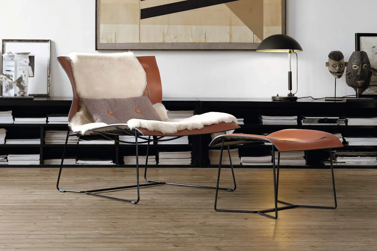 Cuoio Lounge Footstool