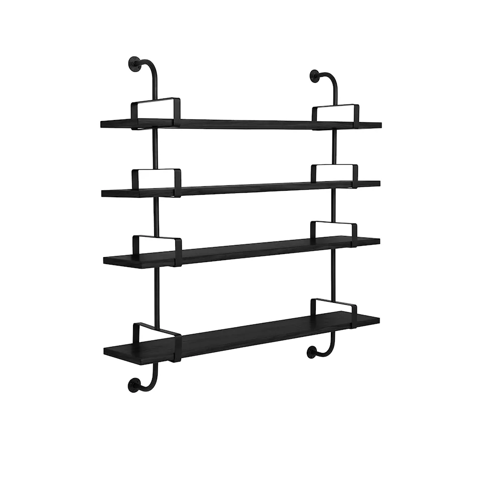 Démon vägghylla 4 hyllplan 155 cm