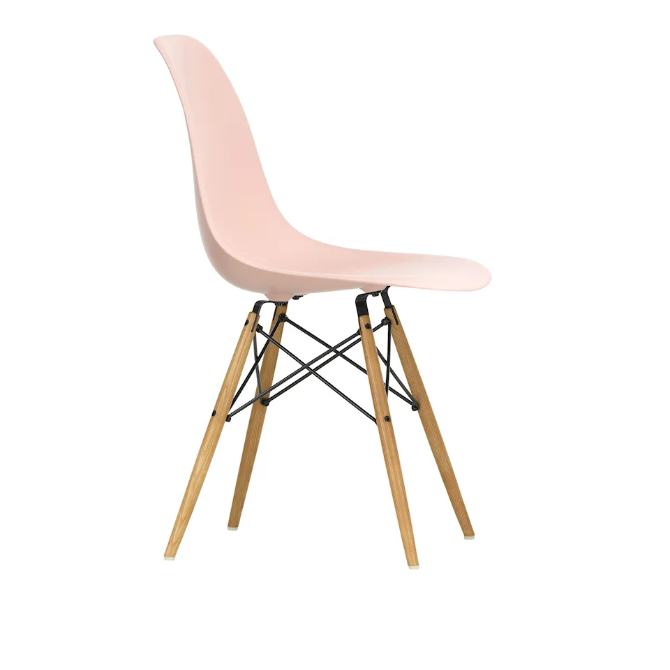 Eames Plastic Chair DSW - 41 Pale Rose - Ash Honey Tone