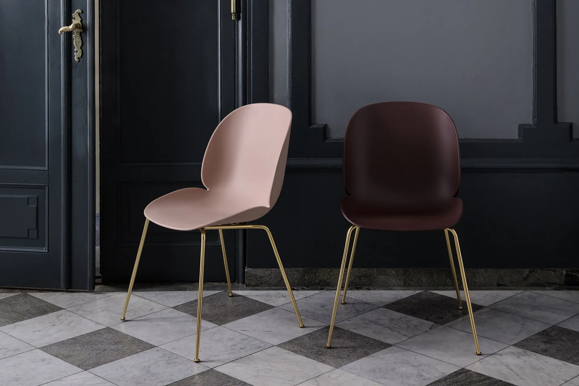 Beetle Dining Chair - Ej klädd - Gubi - GamFratesi - NO GA