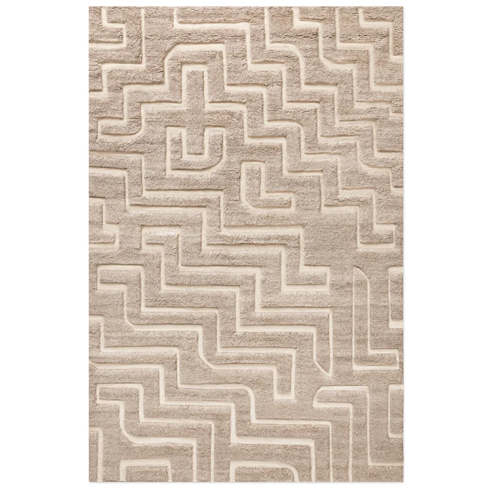 Boho 02 Taupe Mix ullmatta