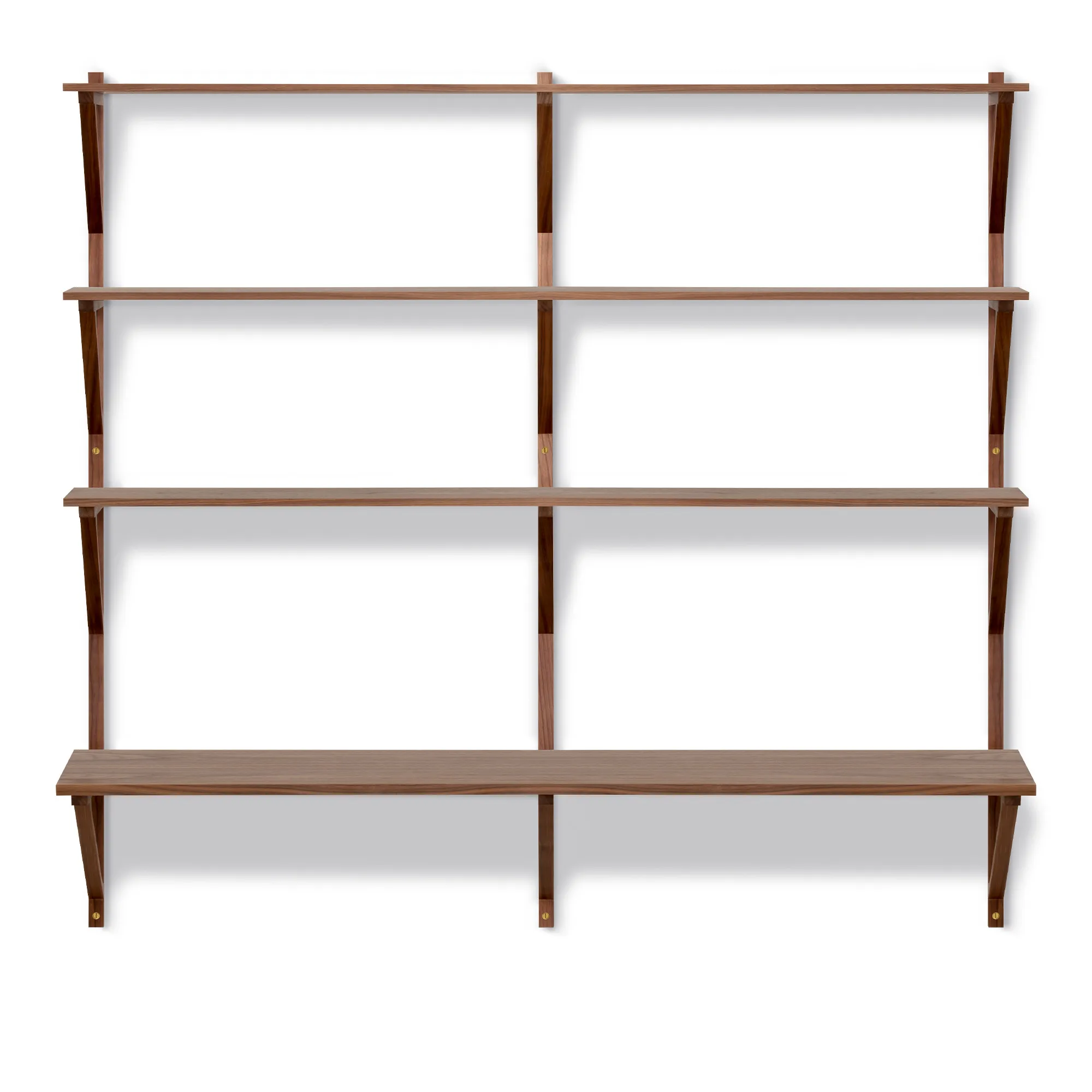 BM29 vägghylla 149 cm 3 hyllplan & skrivbord - 1