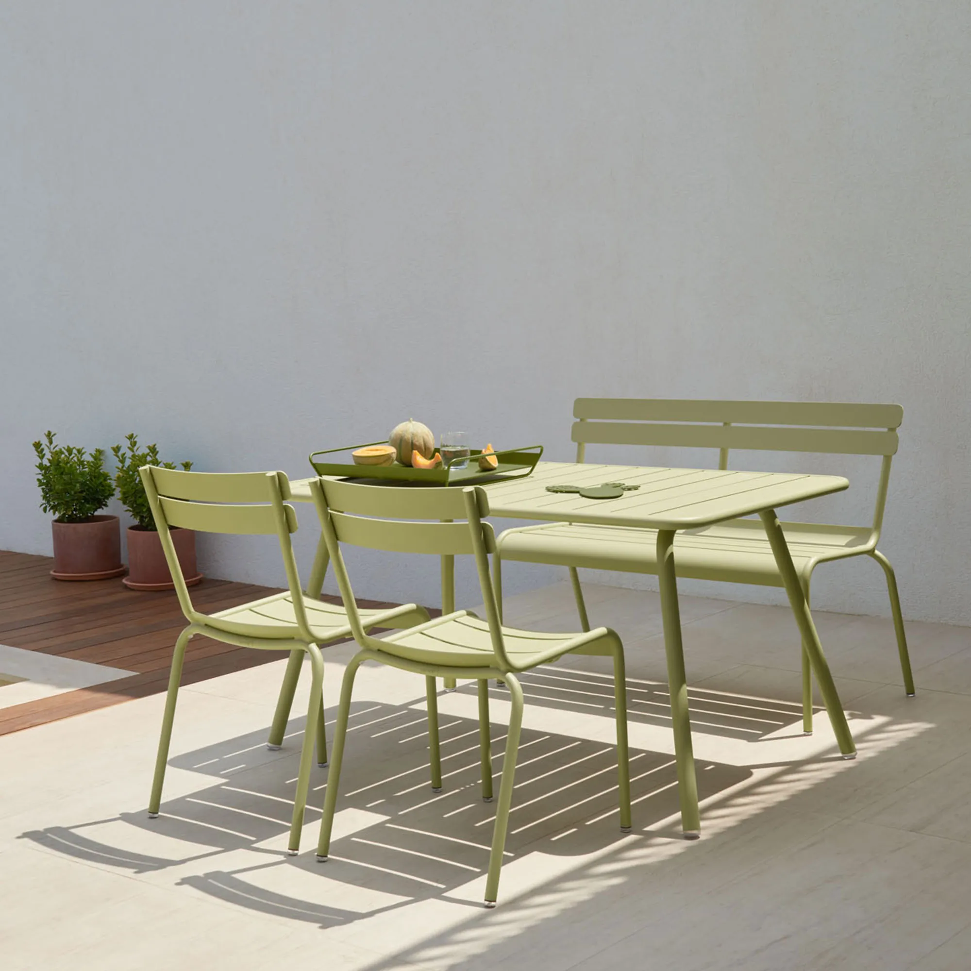 Luxembourg 2/3-Seater Bench With Backrest - 6