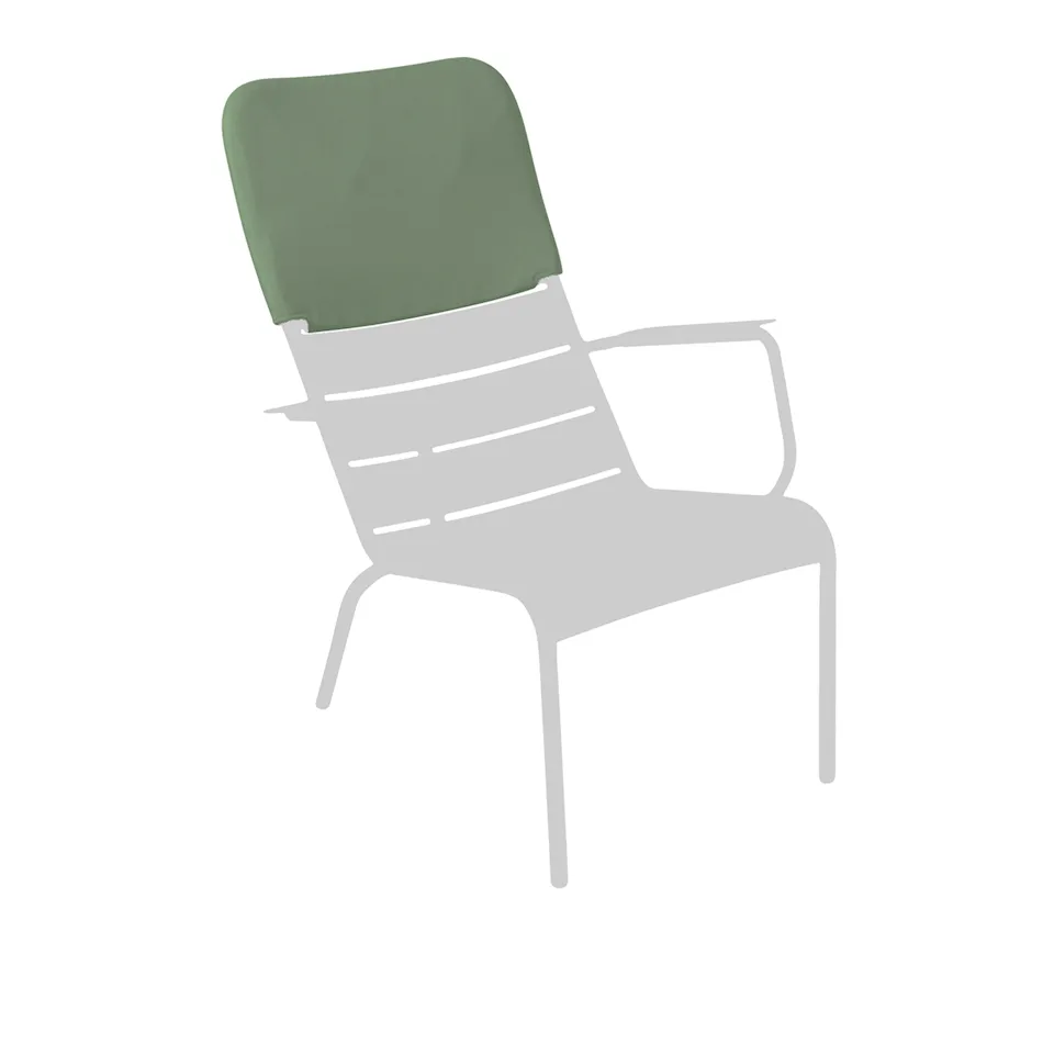 Luxembourg Low Armchair Headrest, Cactus