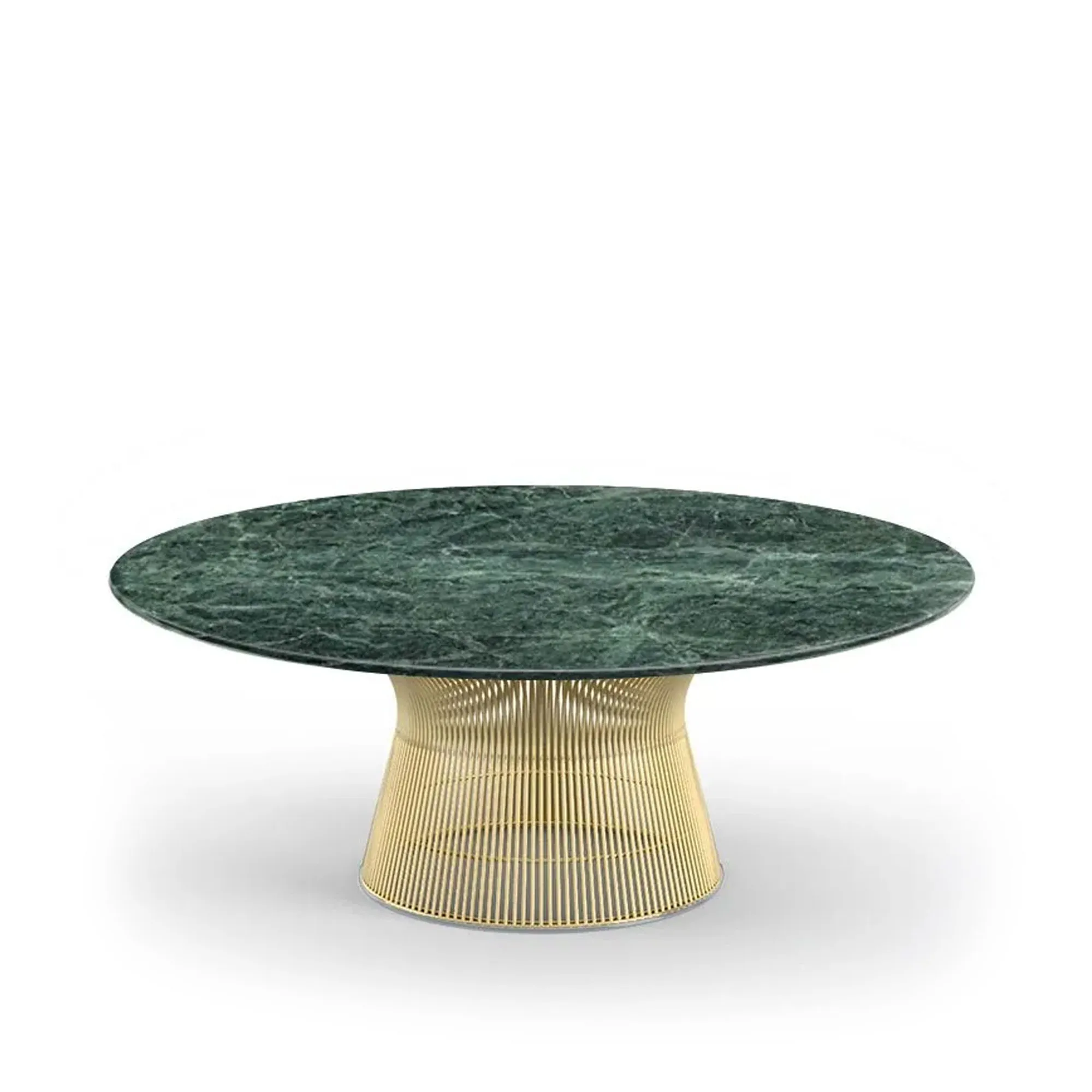 Platner soffbord Ø 107 cm 18K Guld - 1