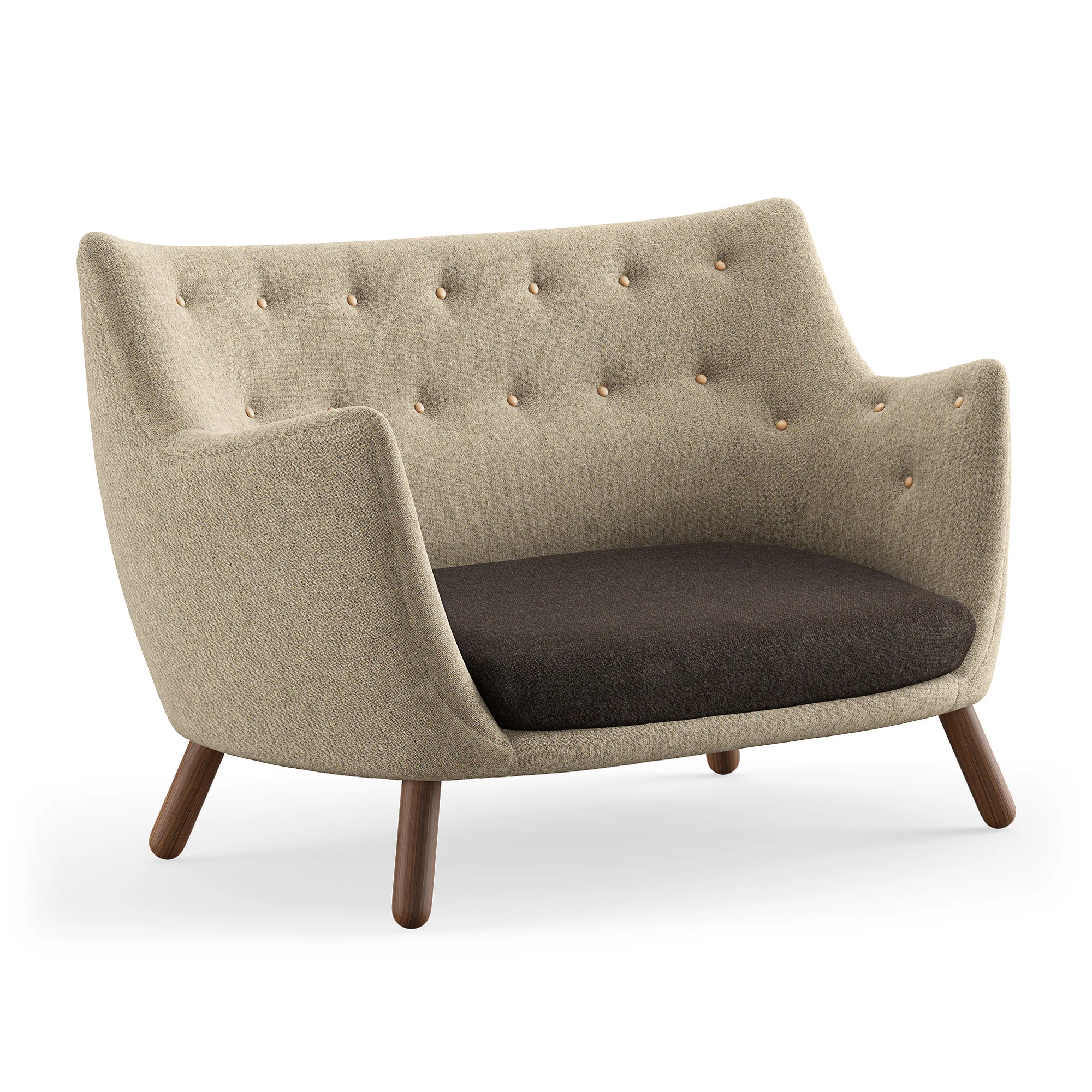 Poet soffa Walnut - 1