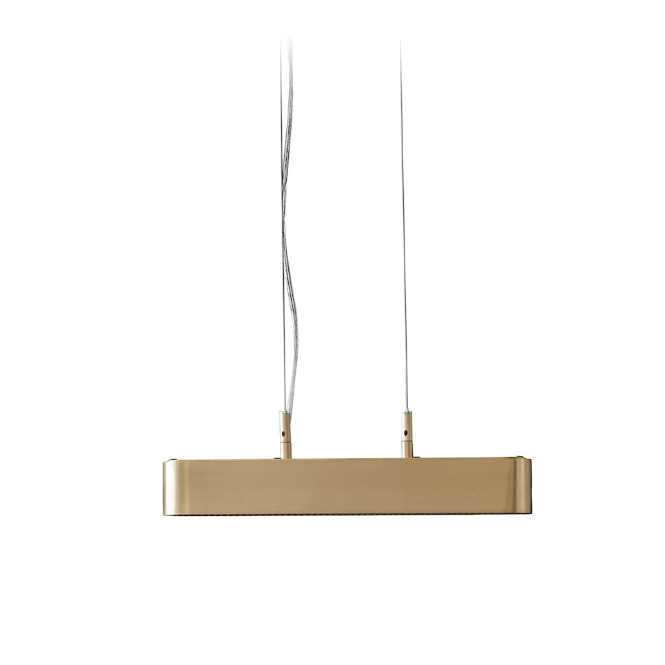 Colt Single Pendant Brushed Brass