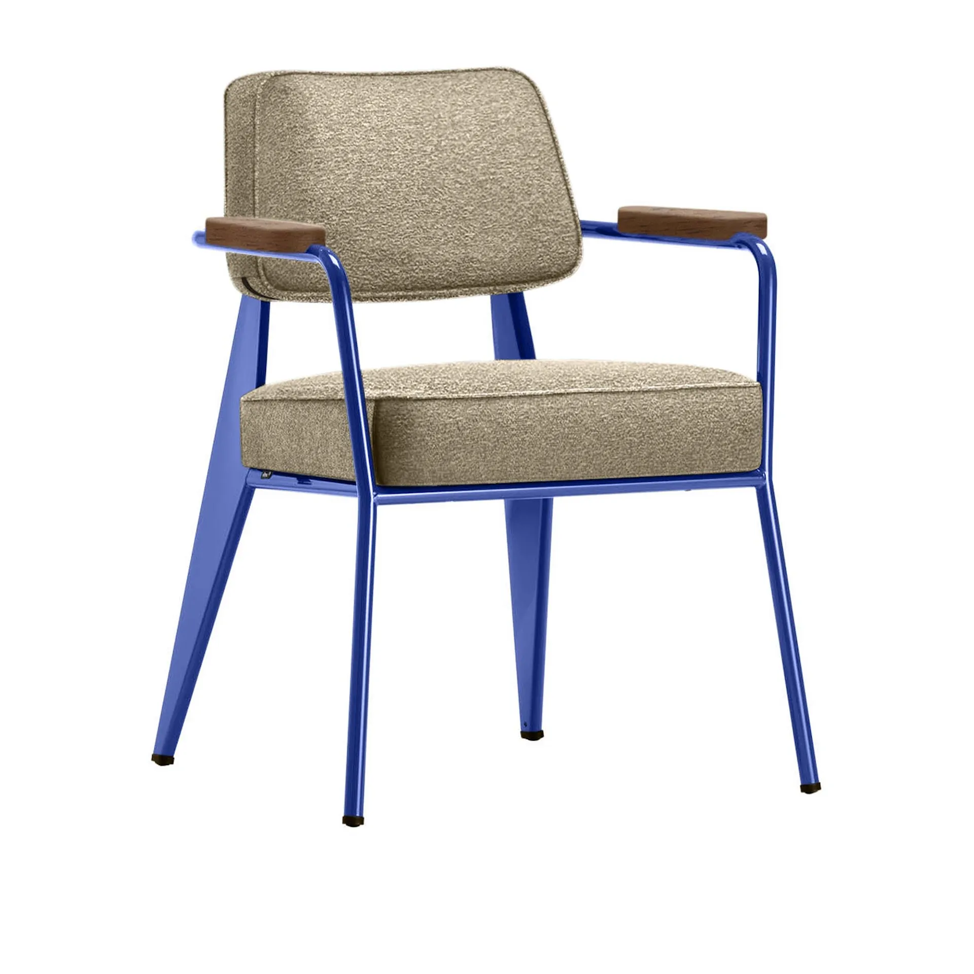 Fauteuil Direction karmstol Prouvé Bleu Marcoule - Vitra - Jean Prouvé - NO GA