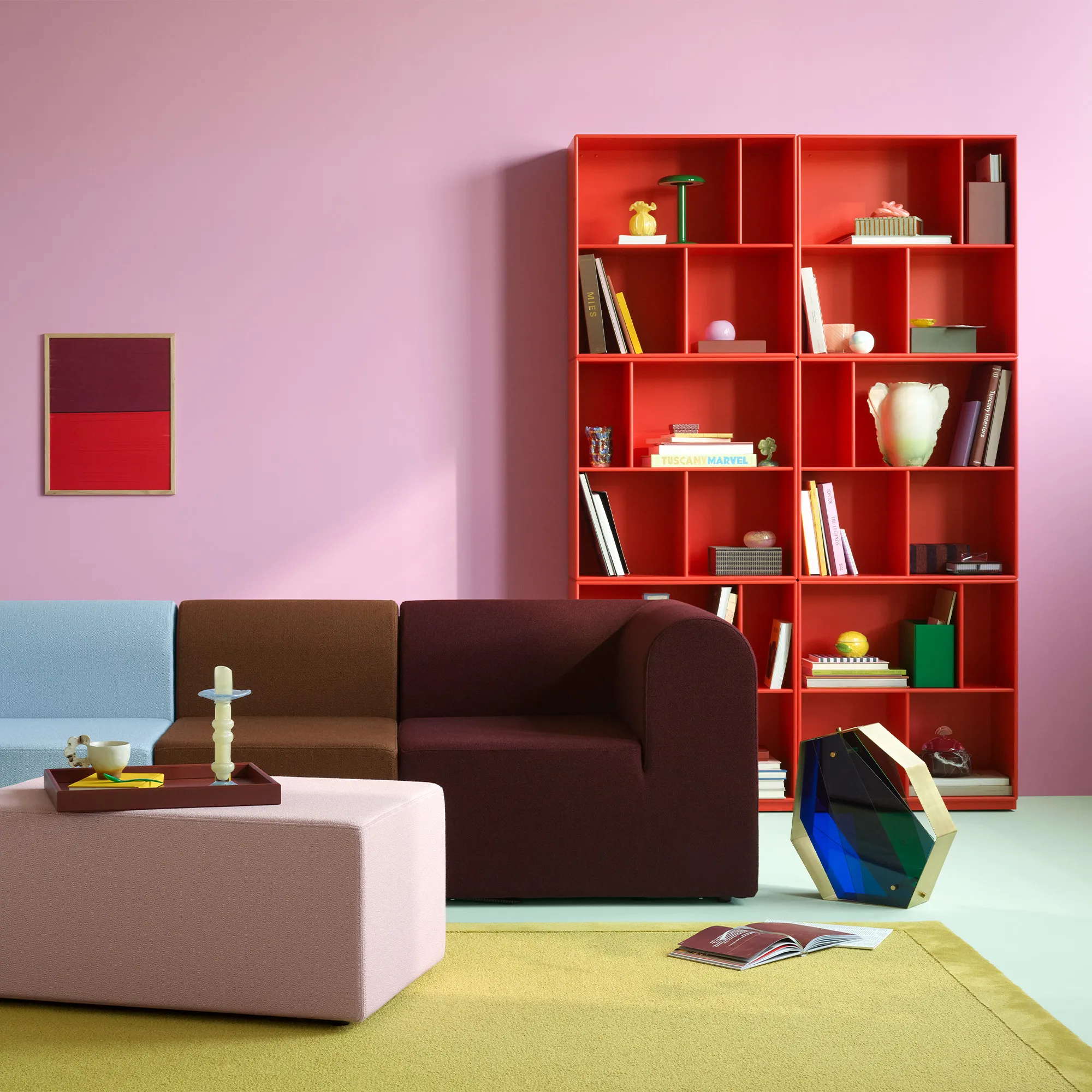 Montana Selection Read Spacious bokhylla sockel 3 cm