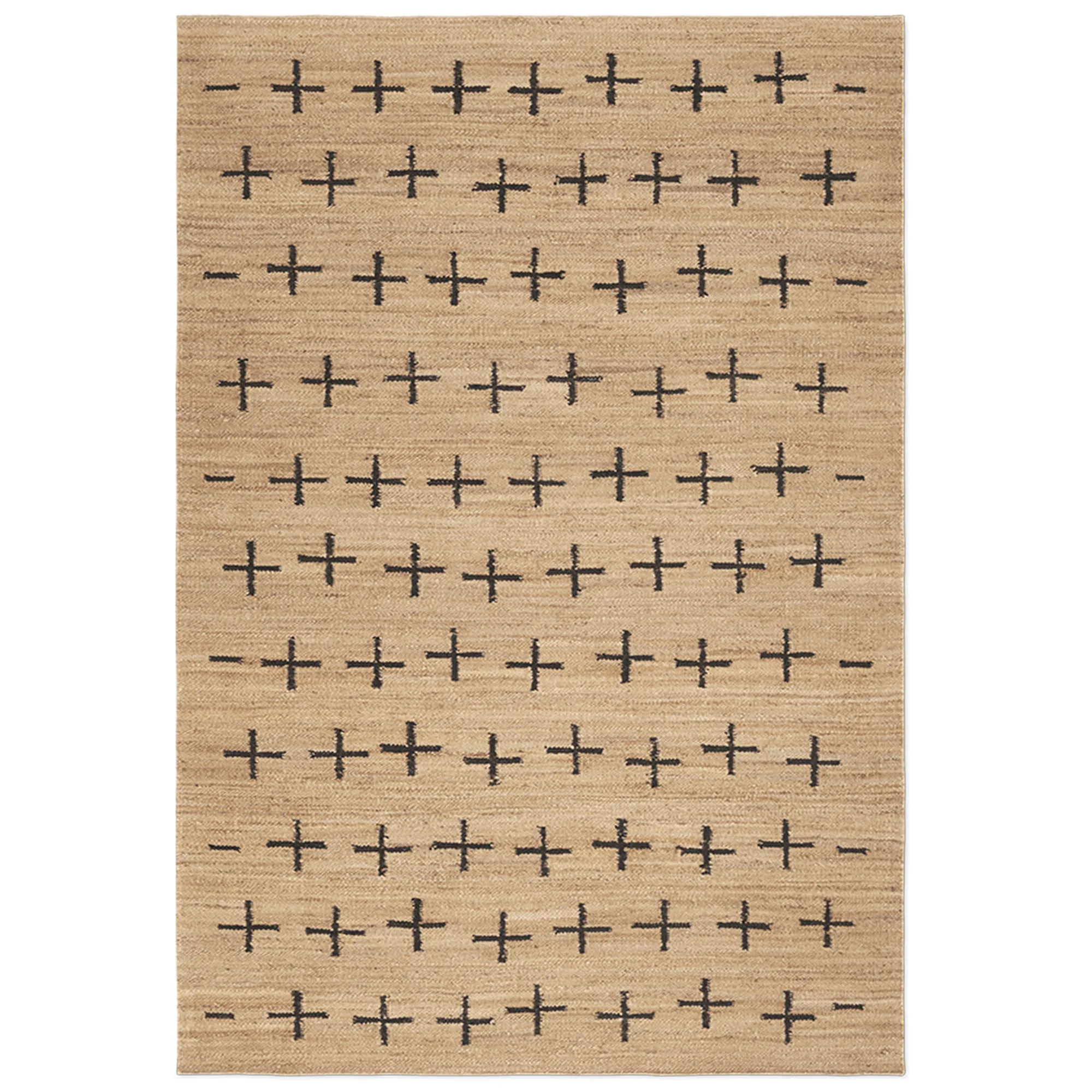 Jute Cross Black jutematta - 1
