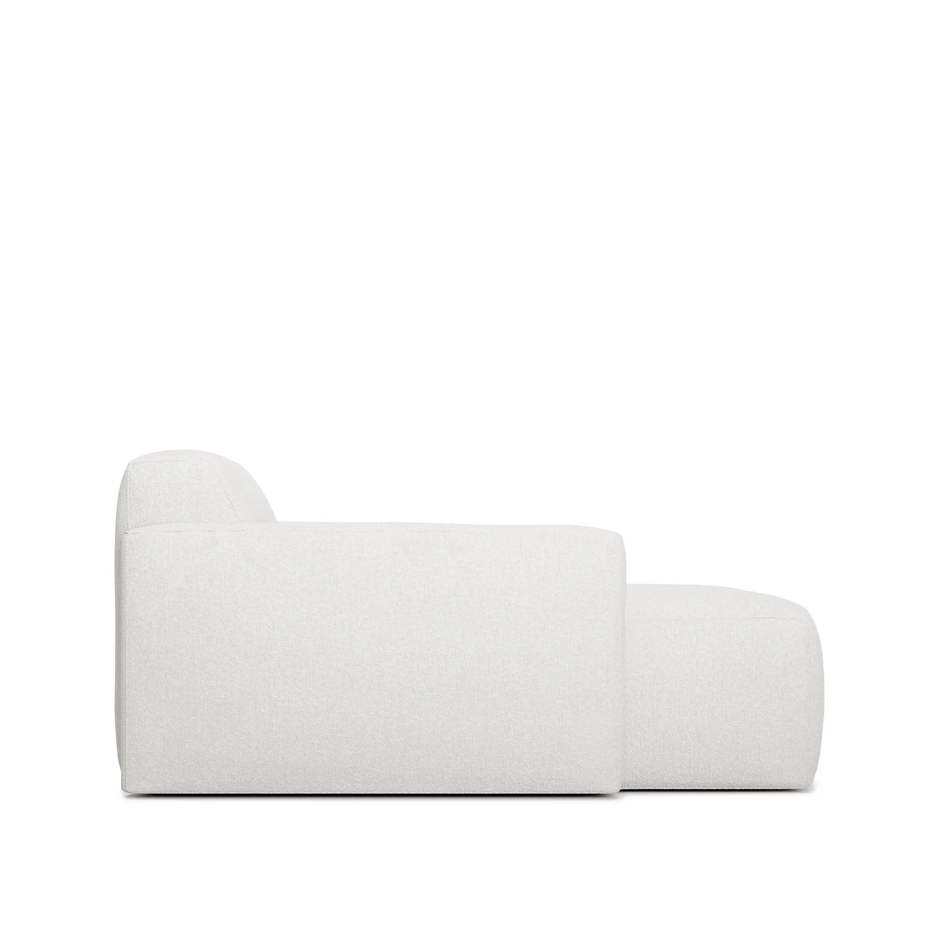 Brick 3-Seater Chaise Lounge Right - NO GA - NO GA