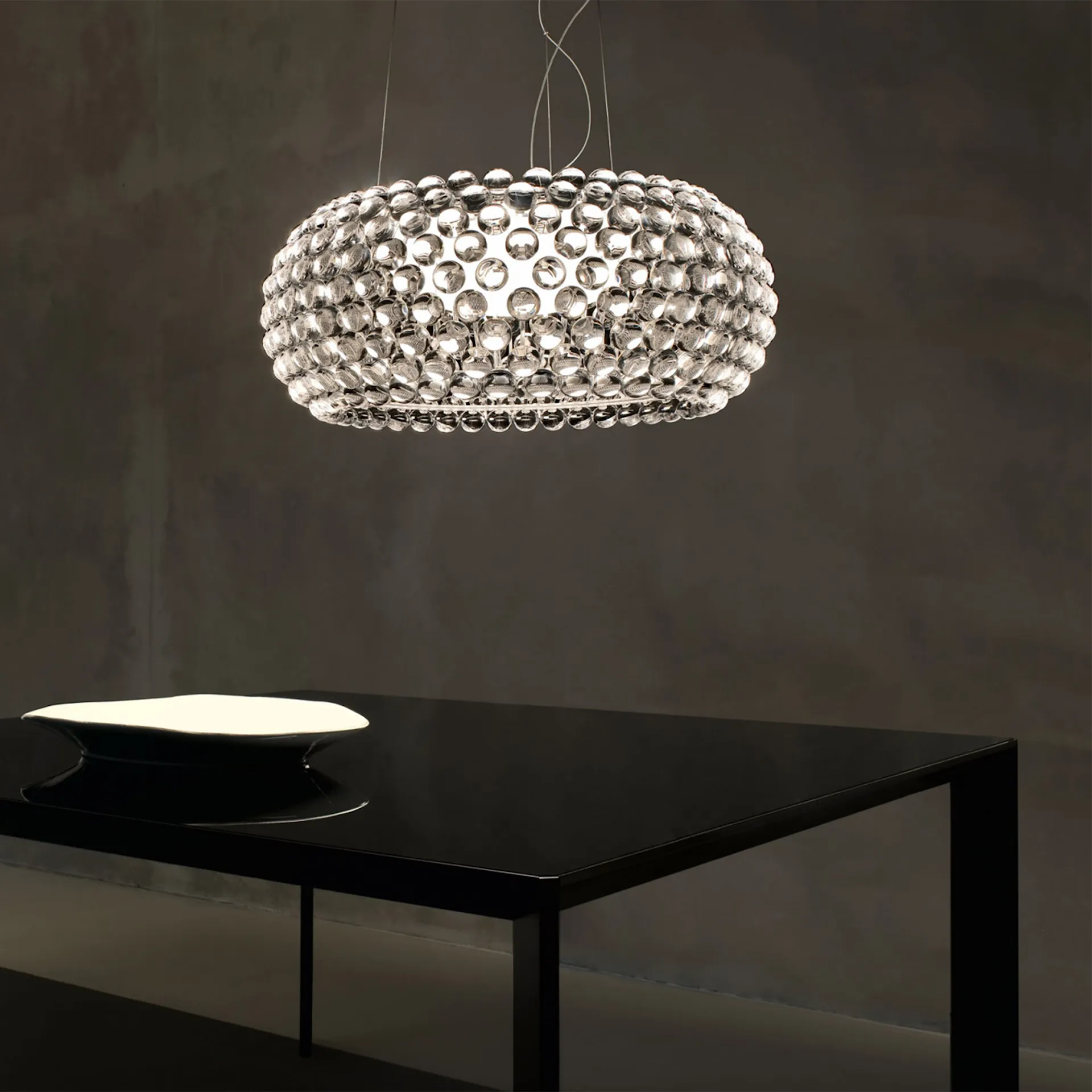 Caboche Plus Grande LED - Pendellampa Transparent - Foscarini - Patricia Urquiola - NO GA