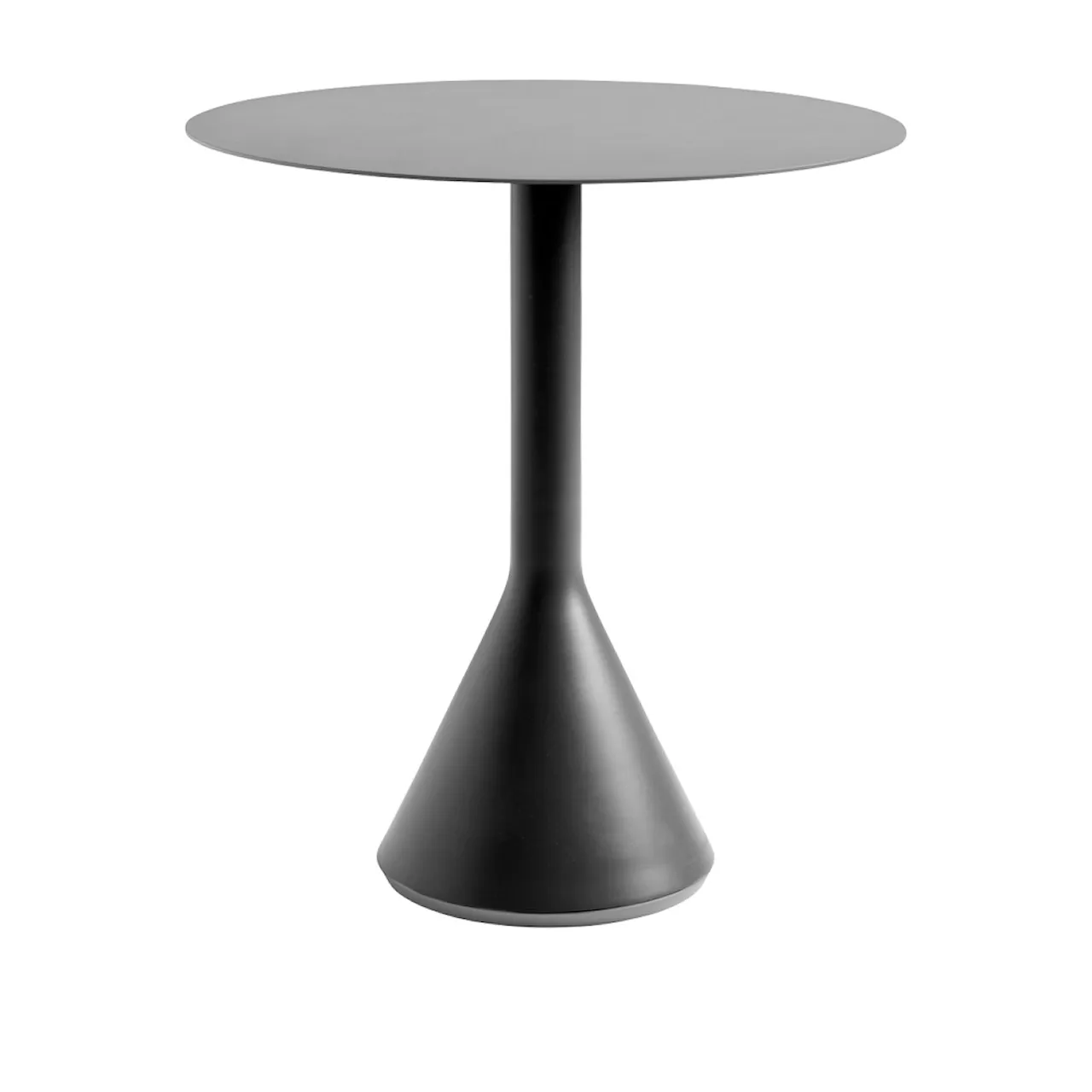 Palissade Cone Table Ø90 x H74 1 Column - Iron Red