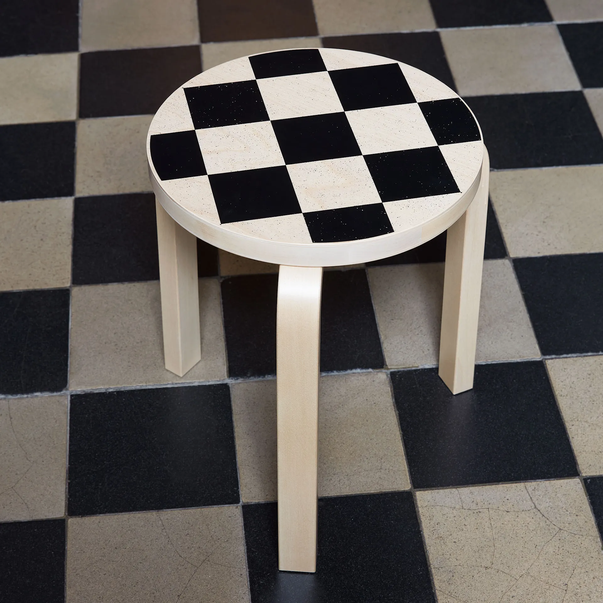 Stool 60 Nordiska Galleriet Limited Edition - Artek - Alvar Aalto - NO GA