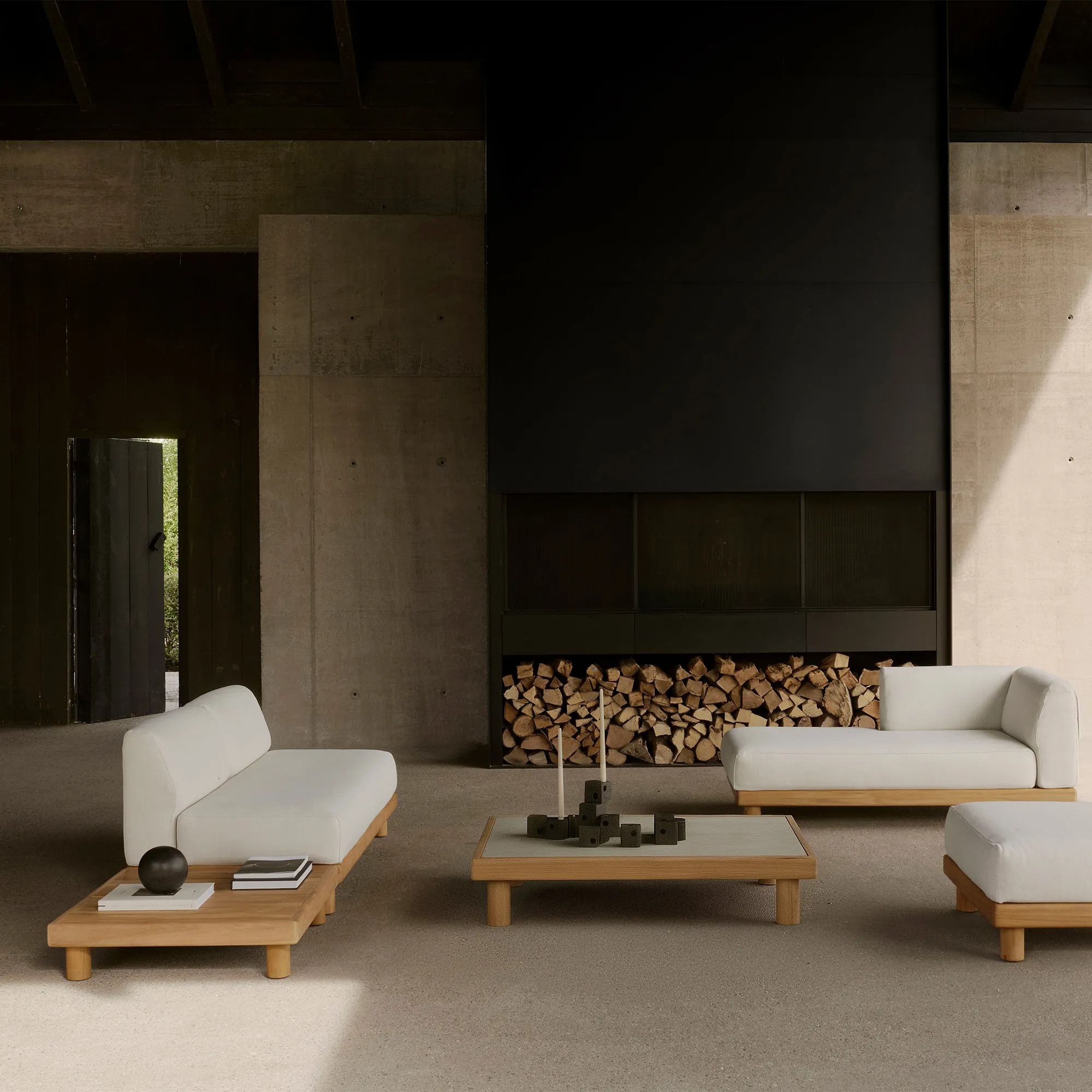 Monocle 2-sitssoffa utomhus - 8