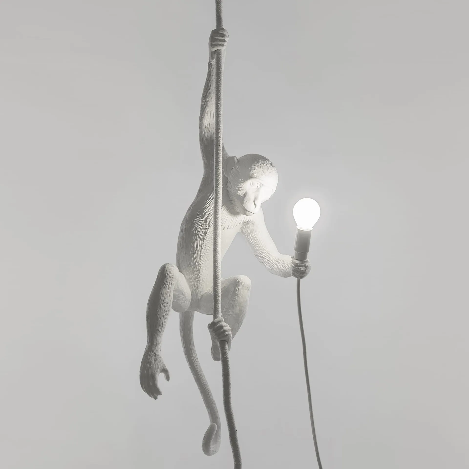 The Monkey Lamp Ceiling - Vit - Seletti - NO GA