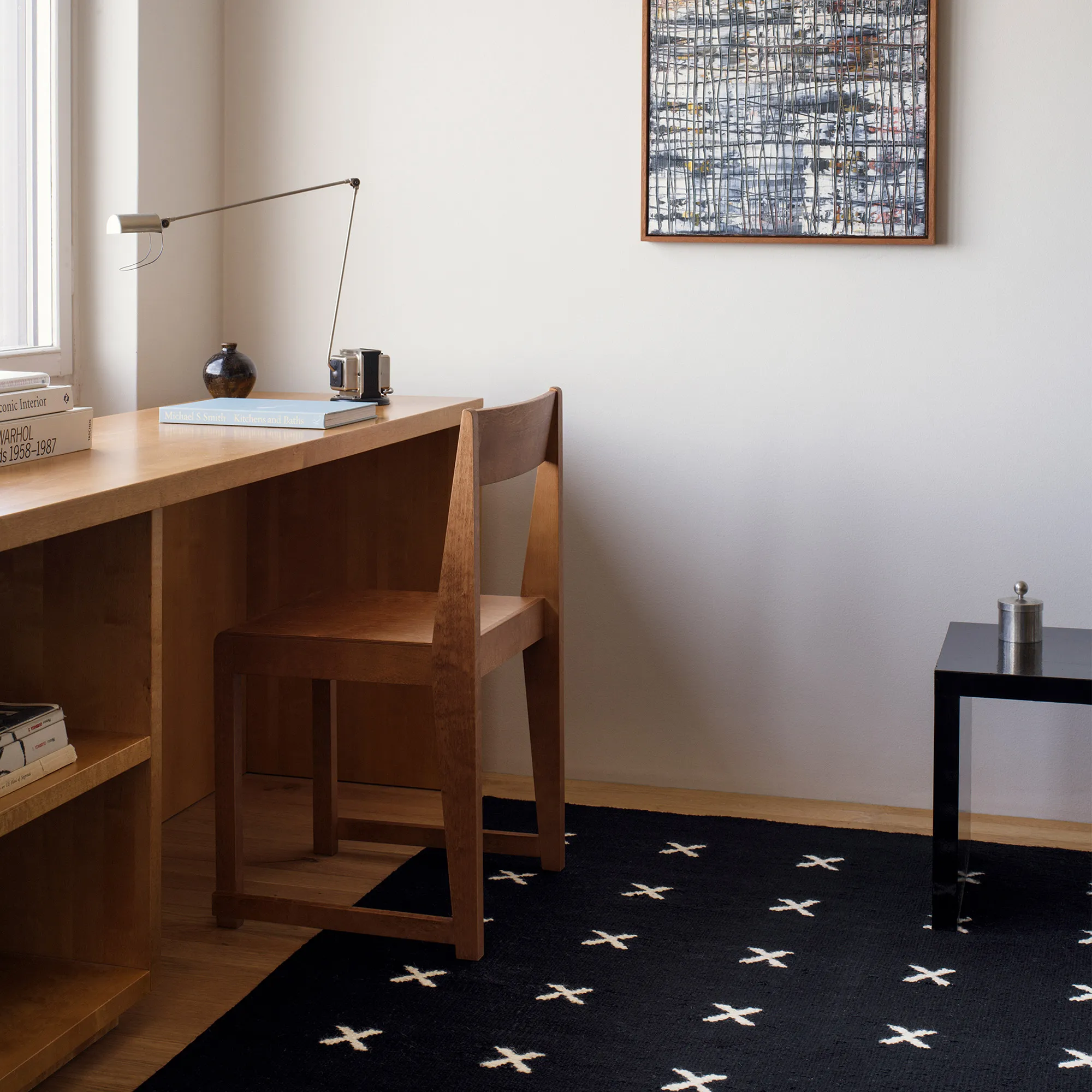 Cross Black/Cream ullmatta
