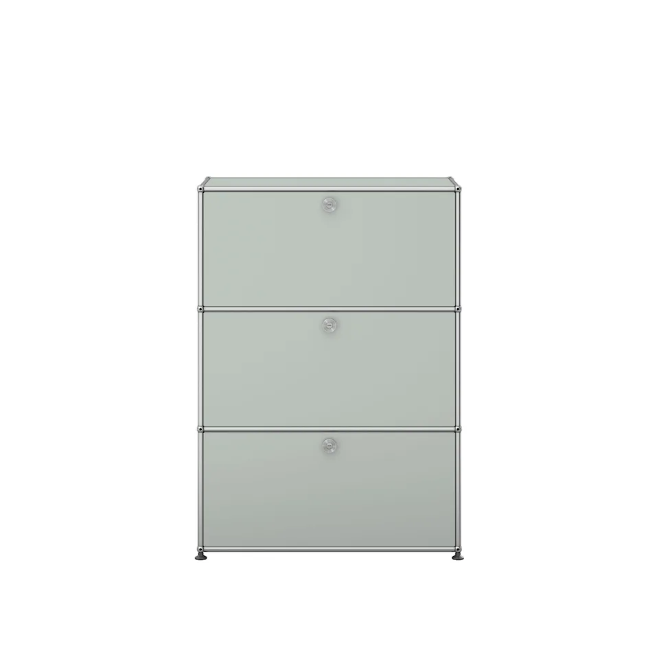 USM Haller 82 Shelving, Light Gray