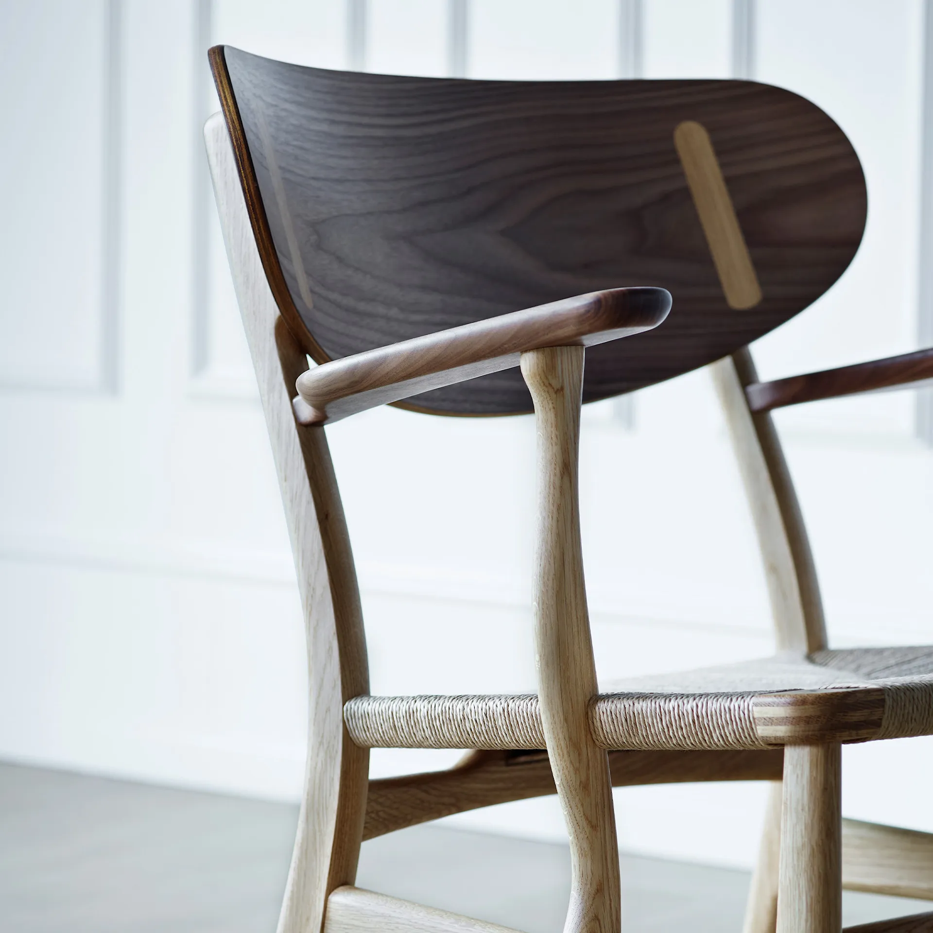 CH22 - Ek/Naturflätat papperssnöre - Carl Hansen - Hans J. Wegner - NO GA