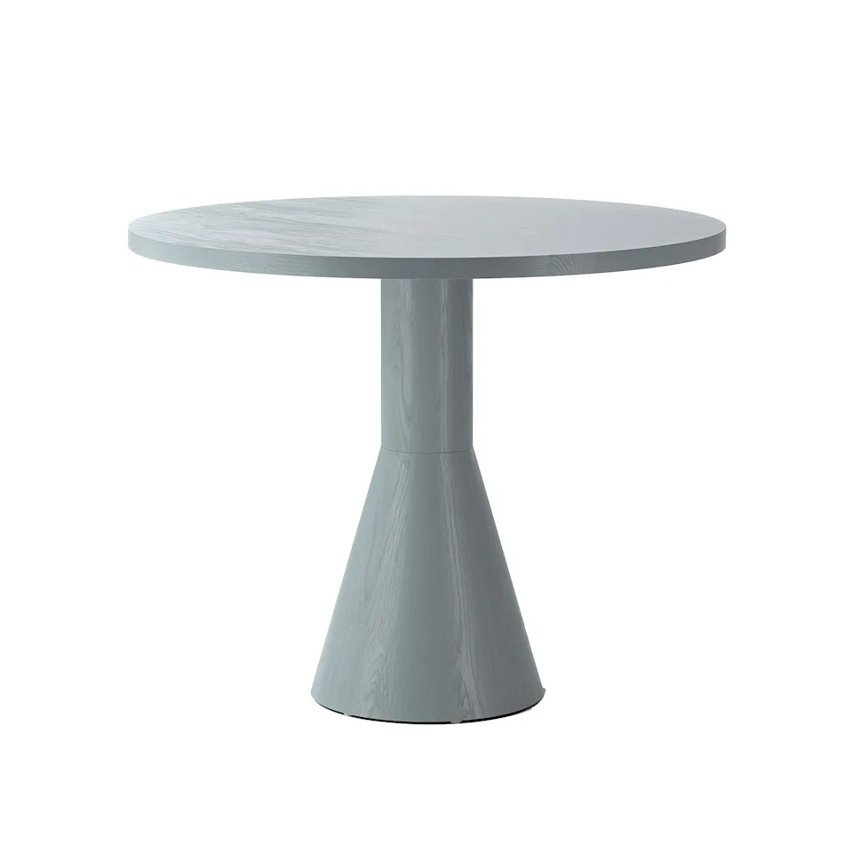 Draft Dining Table H730 D900, Grey Stained Ash