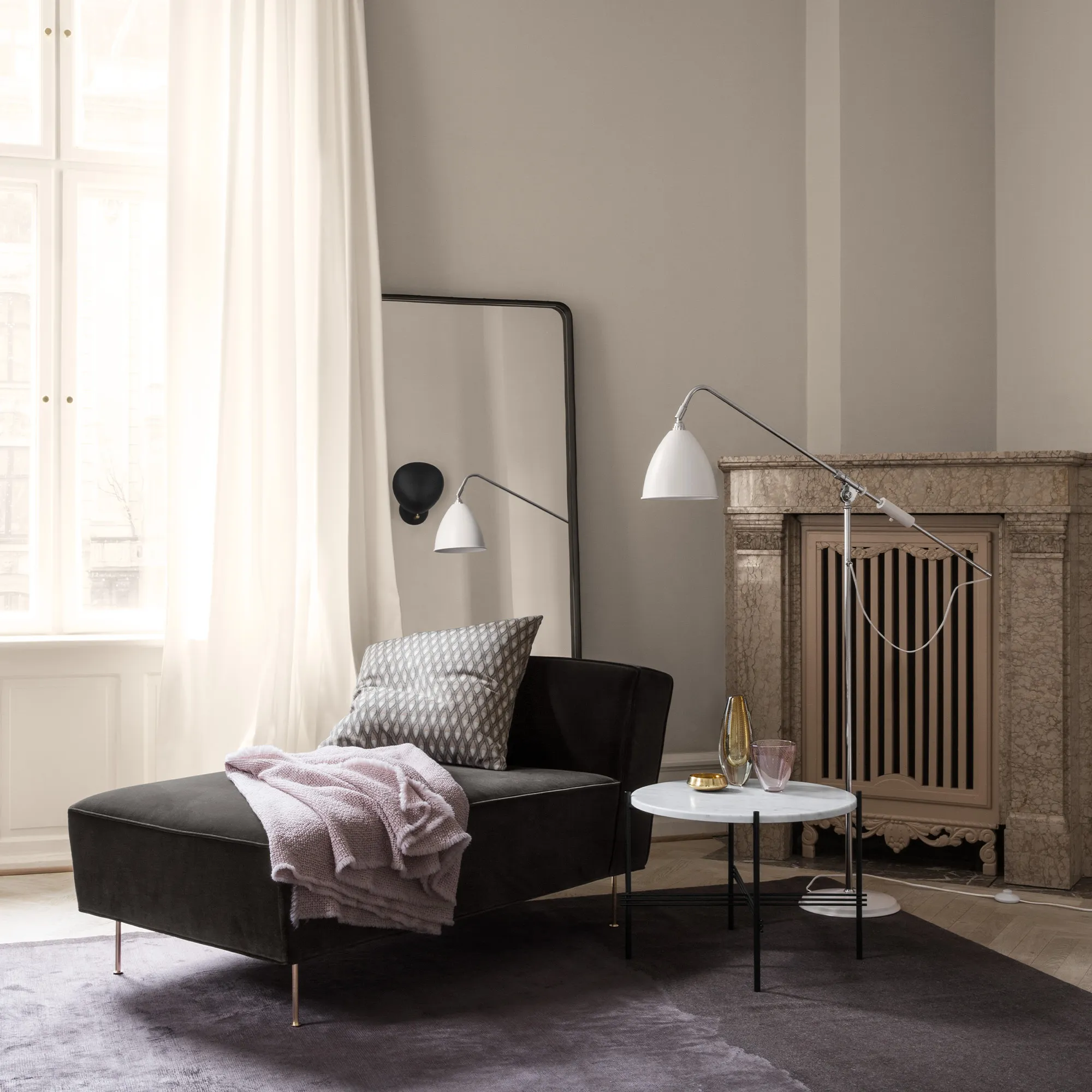 Adnet Rectangulaire spegel 180 cm - 2