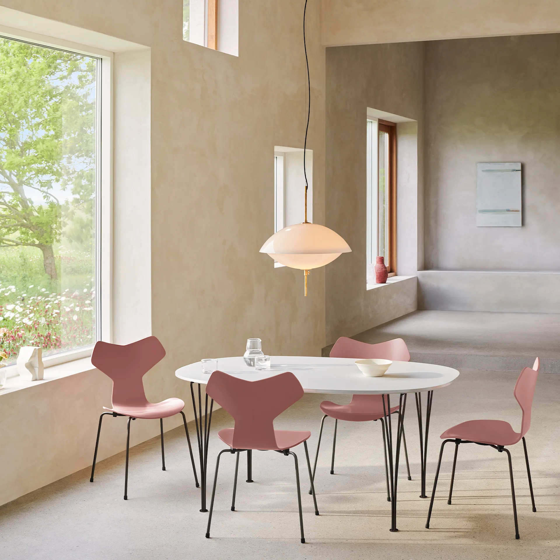 Plastfot till Superellips matbord - Fritz Hansen - NO GA