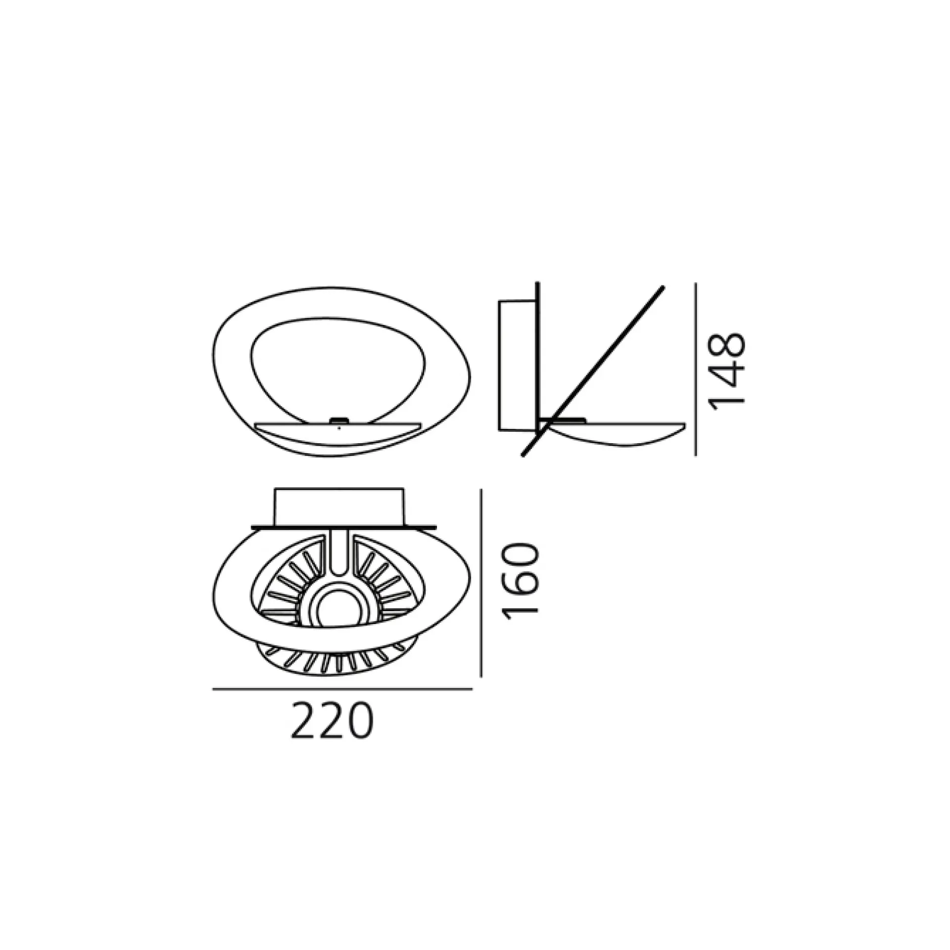 Pirce Micro Led Vägglampa - Artemide - NO GA