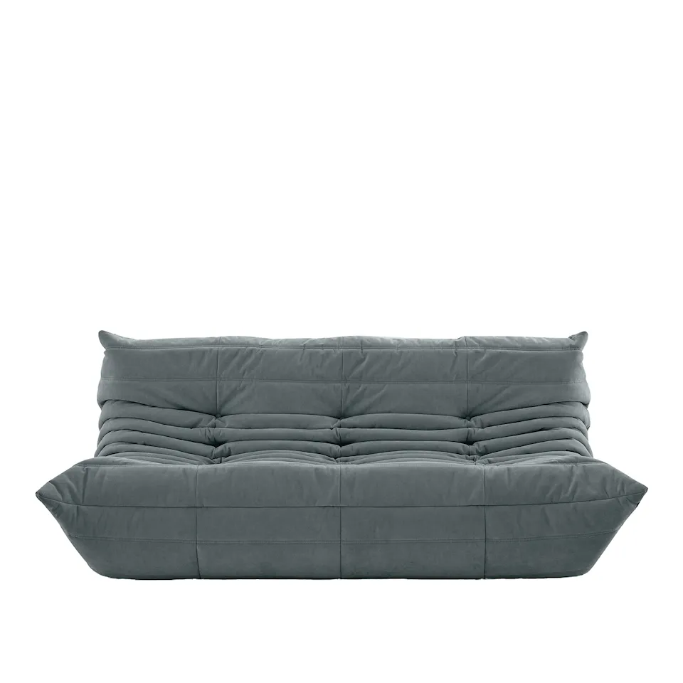 Togo Large Settee Without Arms, Fabric Cat. S Alcantara Chic