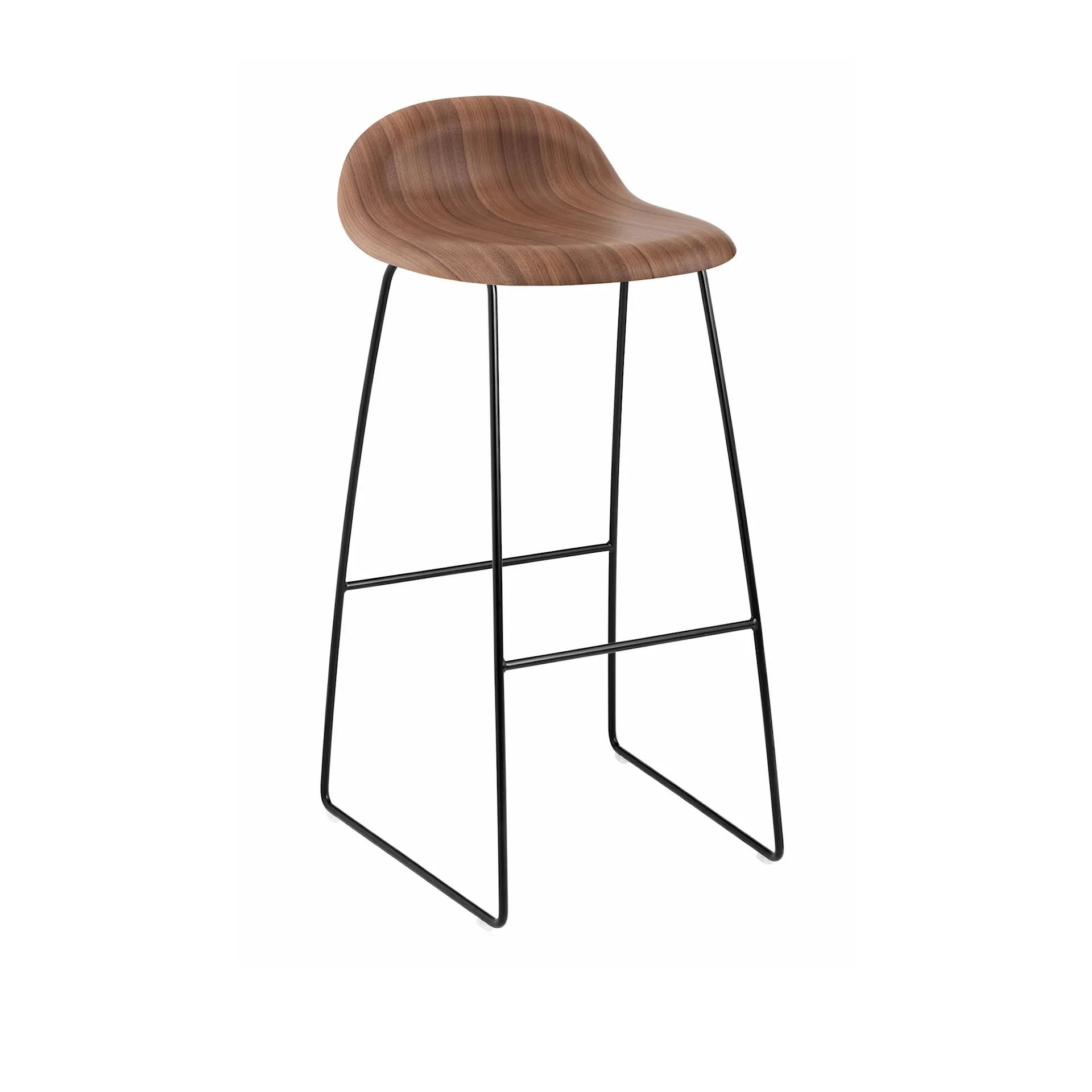 3D Bar Stool Sledge Base - Ej klädd - Gubi - NO GA