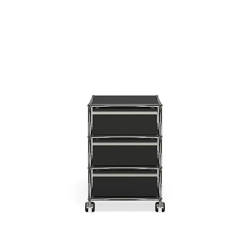 USM Haller 114 Mobile pedestal, Graphite Black