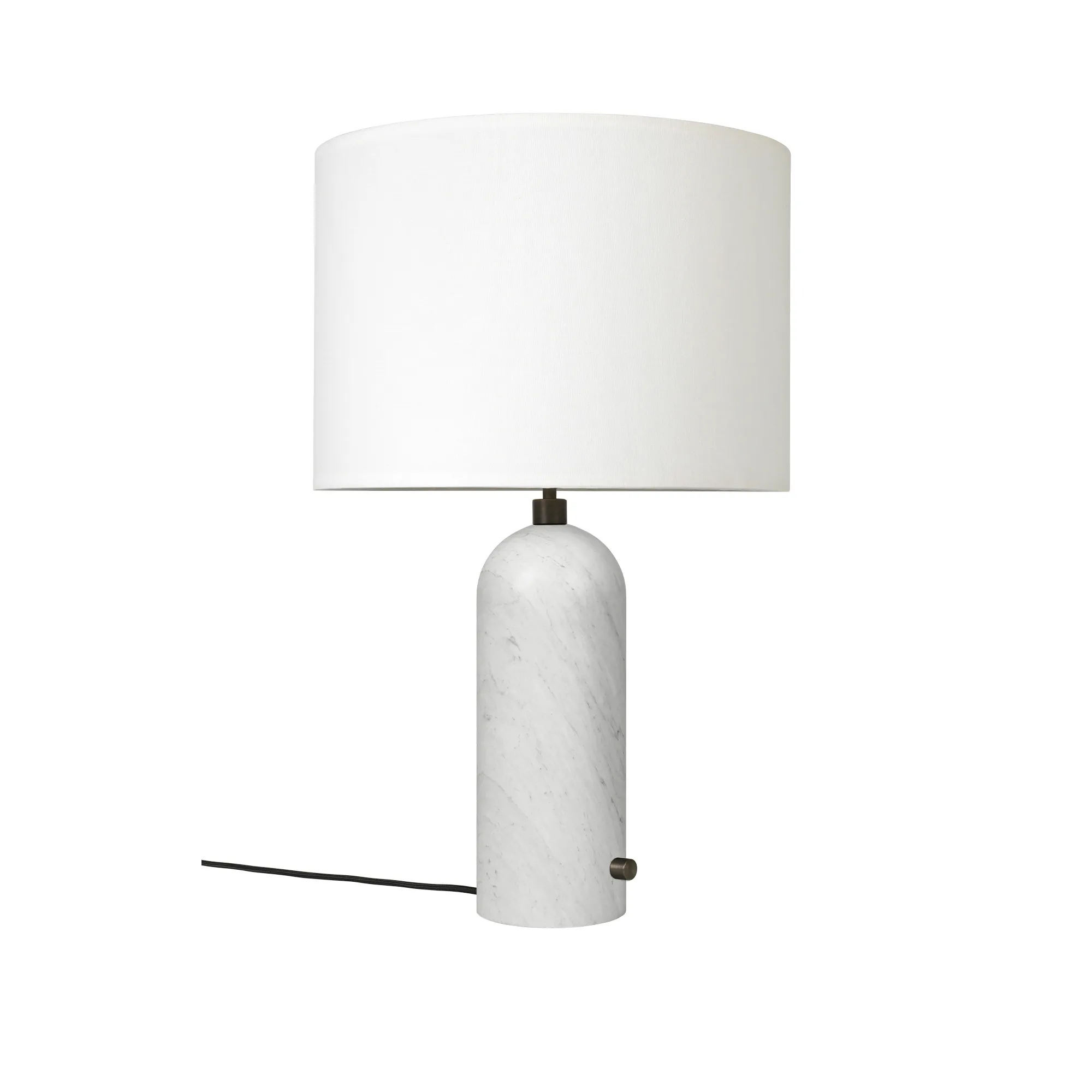 Gravity bordslampa large vit marmor - 1