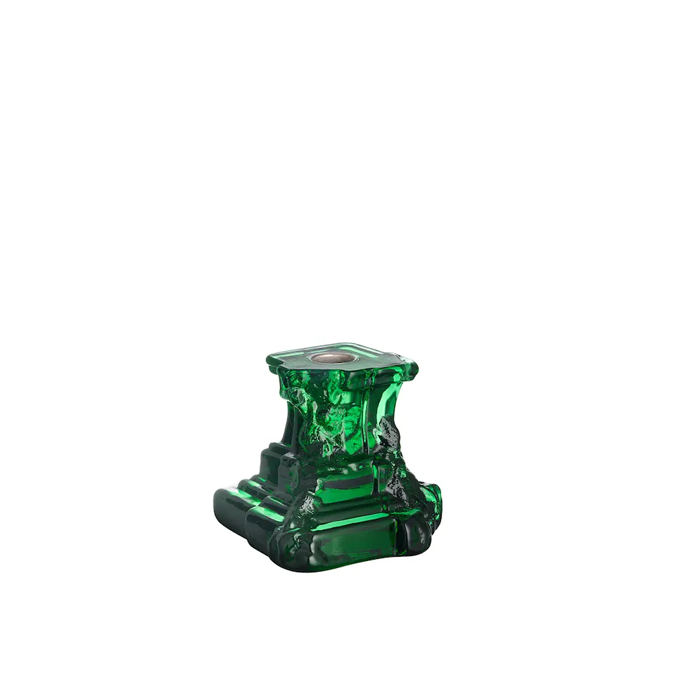 Rocky Baroque Candlestick Emerald Green 95 mm