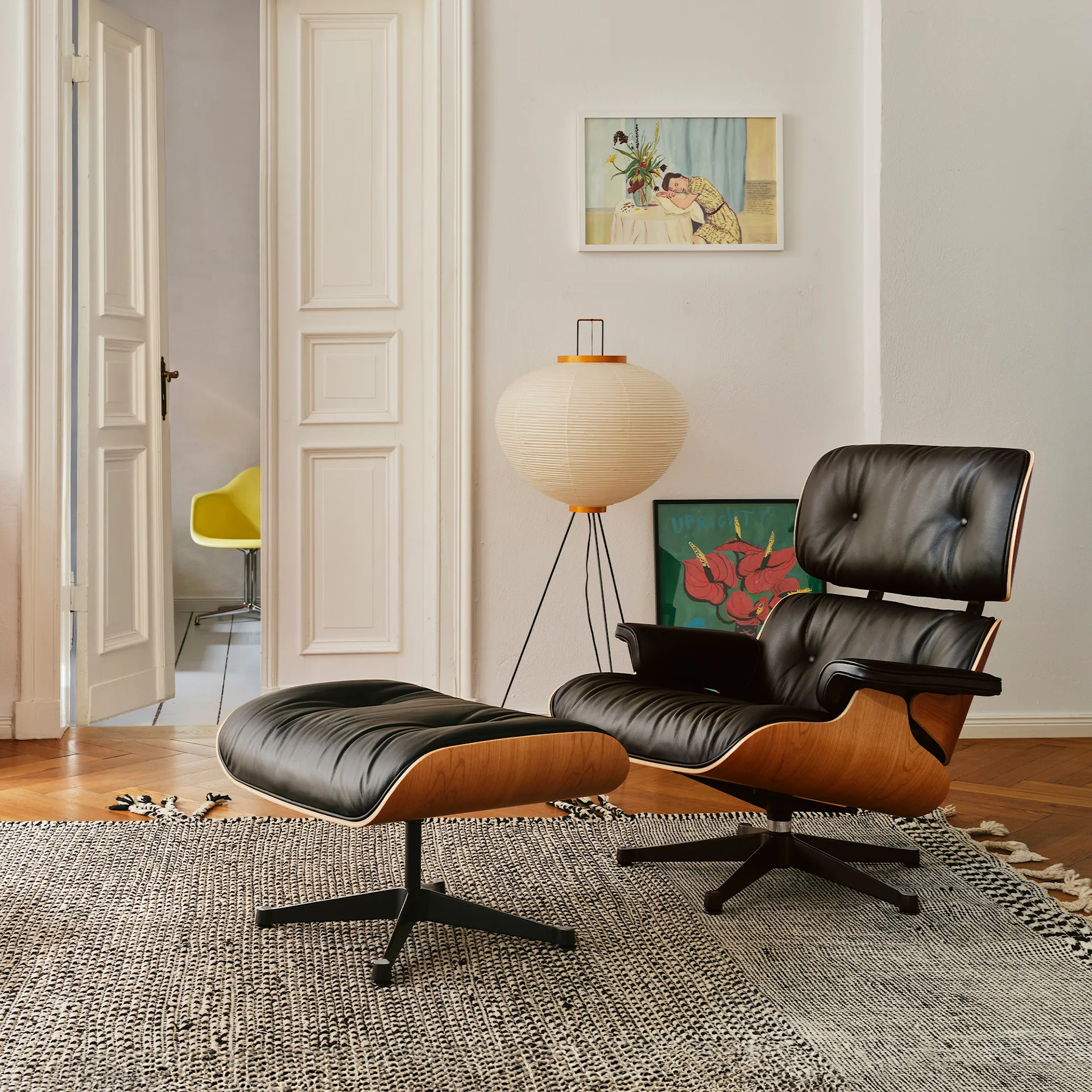 Eames Lounge Chair Santos Palisander Polished fåtölj - Vitra - Charles & Ray Eames - NO GA