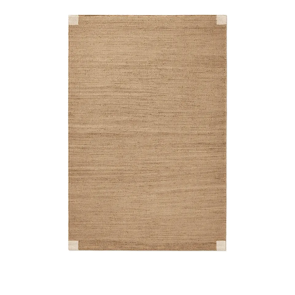 Jute Corner Cream matta