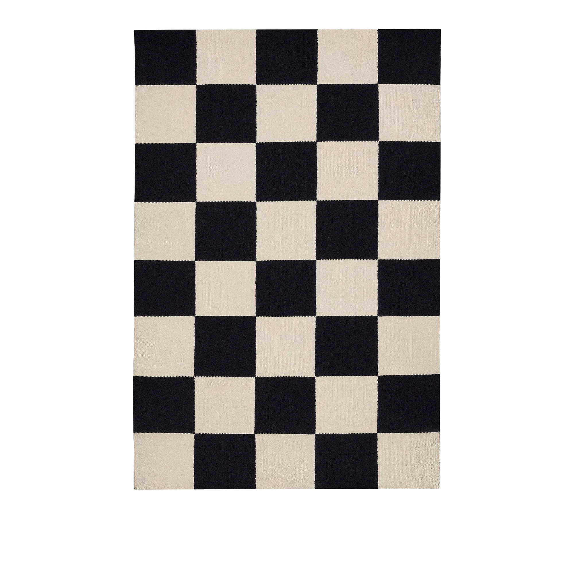 Square Black/Cream ullmatta