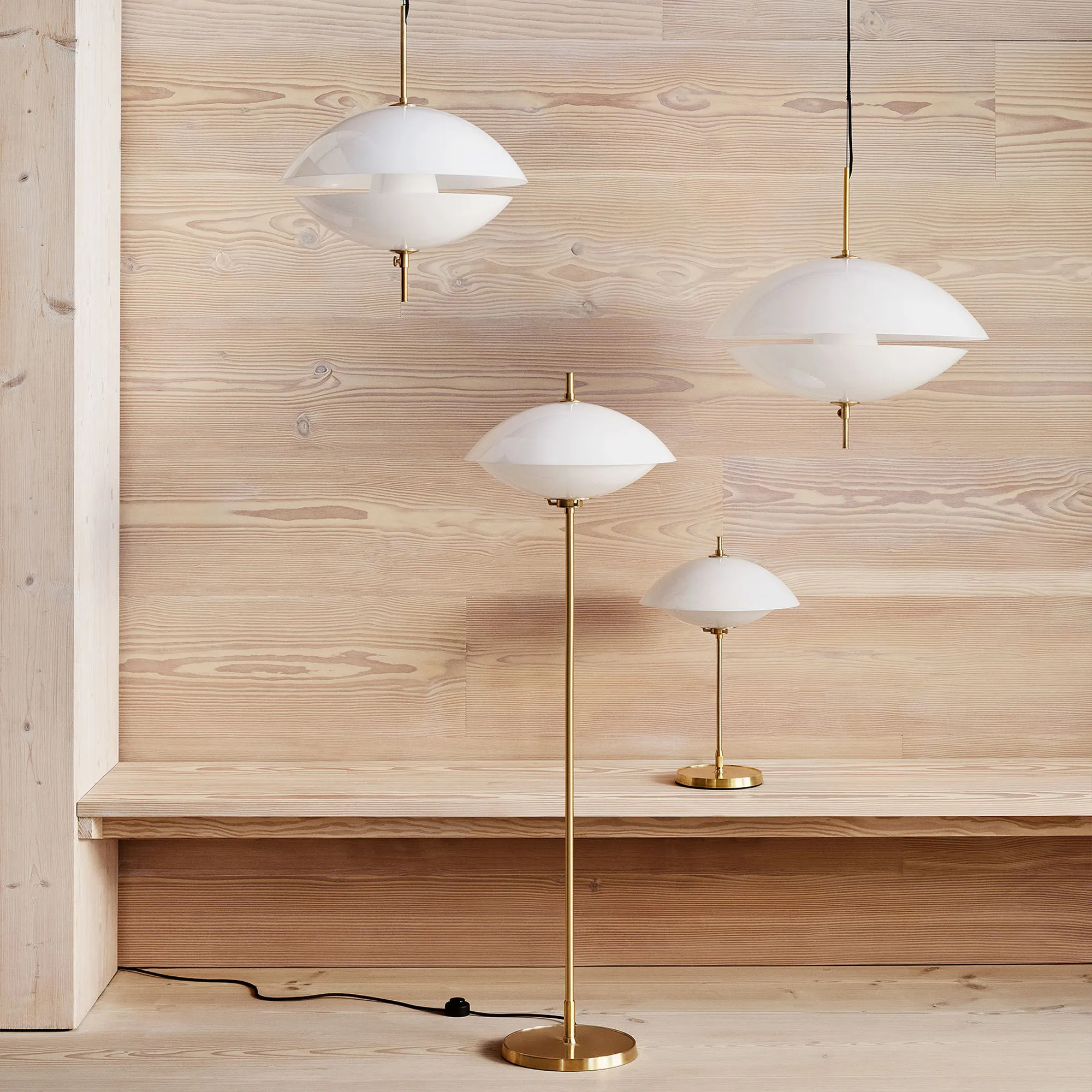 Clam bordslampa - 6