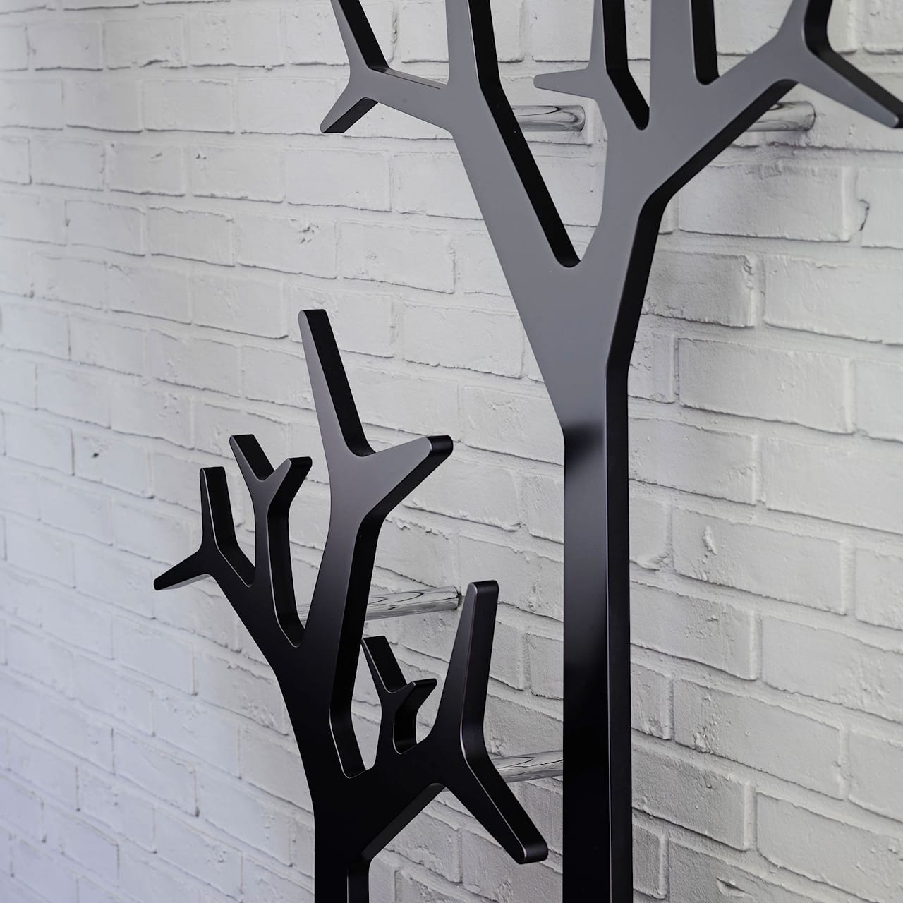 Tree Wall Clothes Hanger Large Black