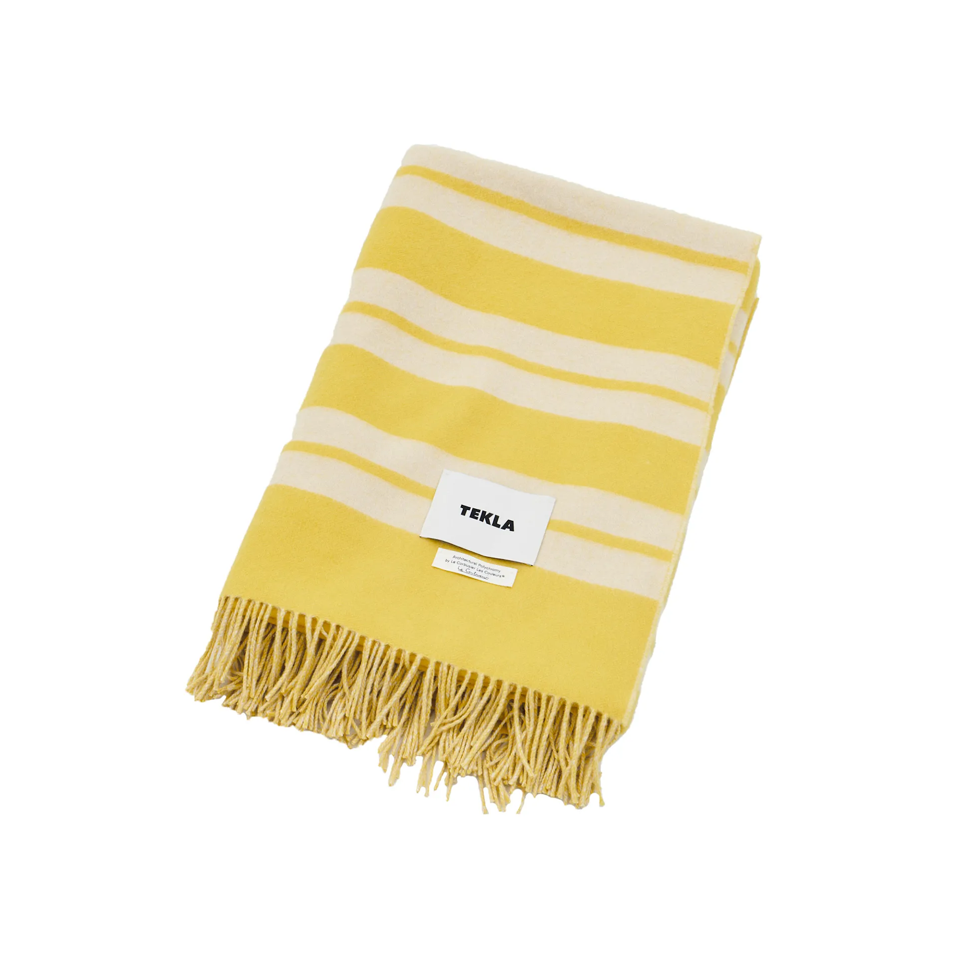 Le Corbusier Blanket - Blanc/Le Jaune Vif - TEKLA - NO GA