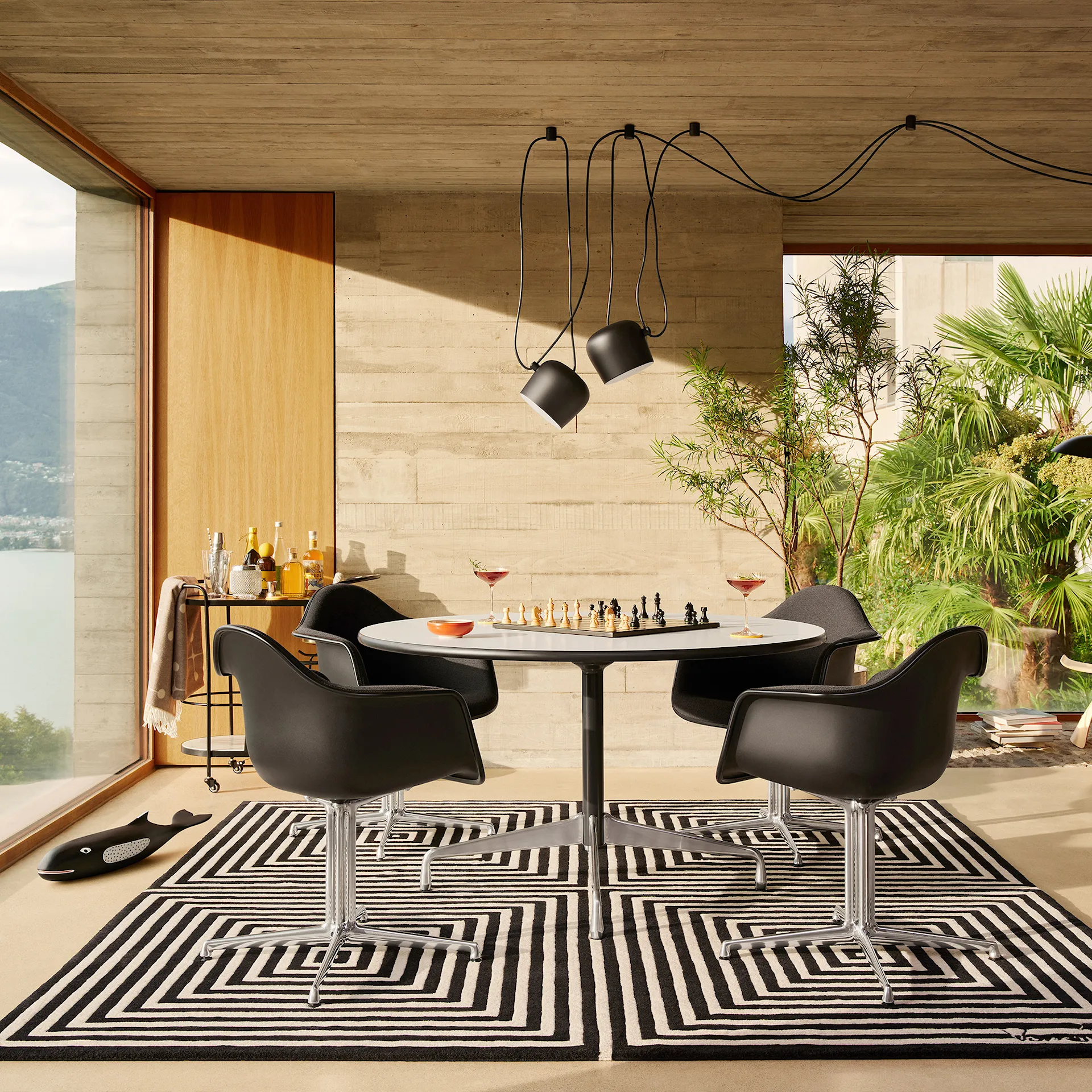 Eames Segmented Tables Dining matbord Ø130 cm - Vitra - Charles & Ray Eames - NO GA