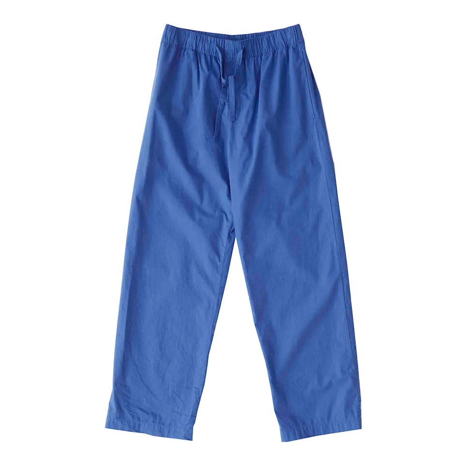 Poplin Sleepwear Royal Blue Blue, Pants M